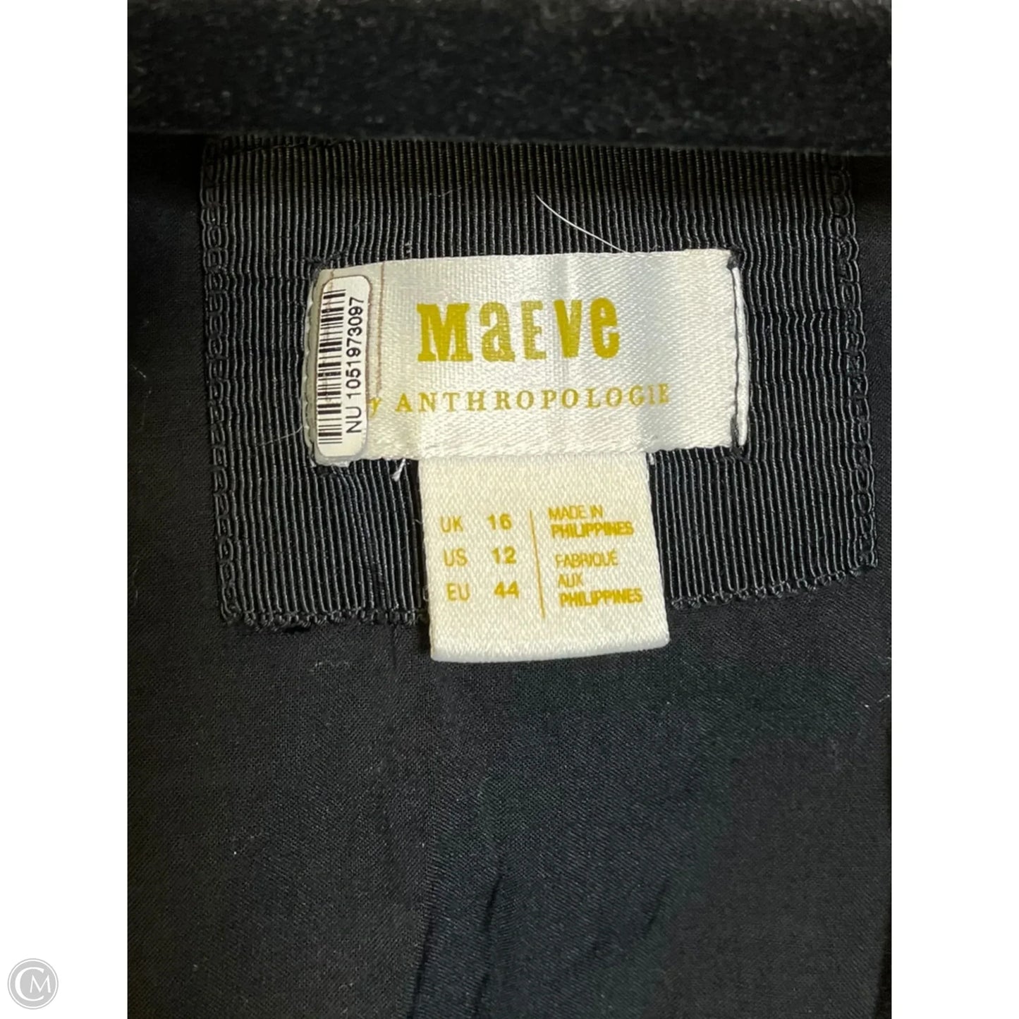 Dress Casual Maxi By Maeve In Black & White, Size: L