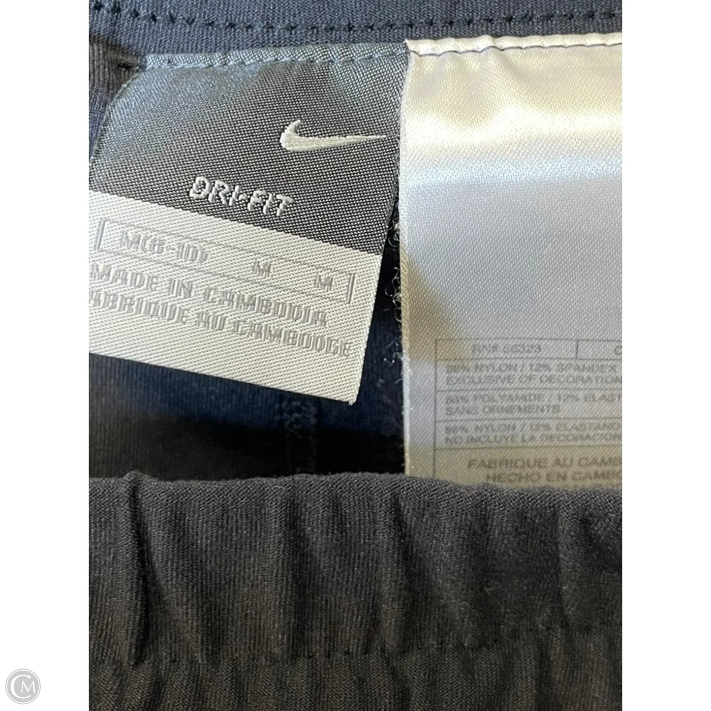 Athletic Skort By Nike In Black, Size: M