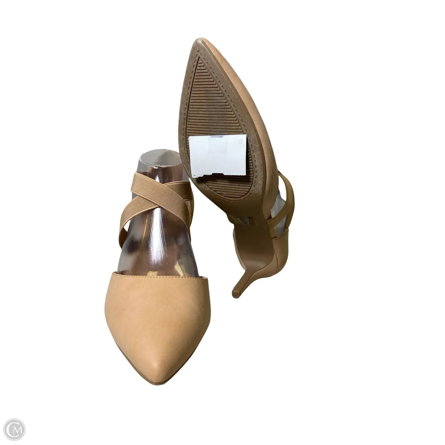 Shoes Heels Kitten By Solanz In Beige, Size: 11
