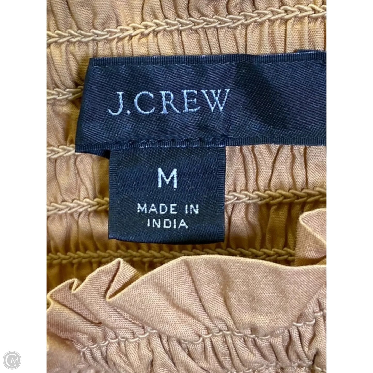 Top Long Sleeve By J. Crew In Brown, Size: M