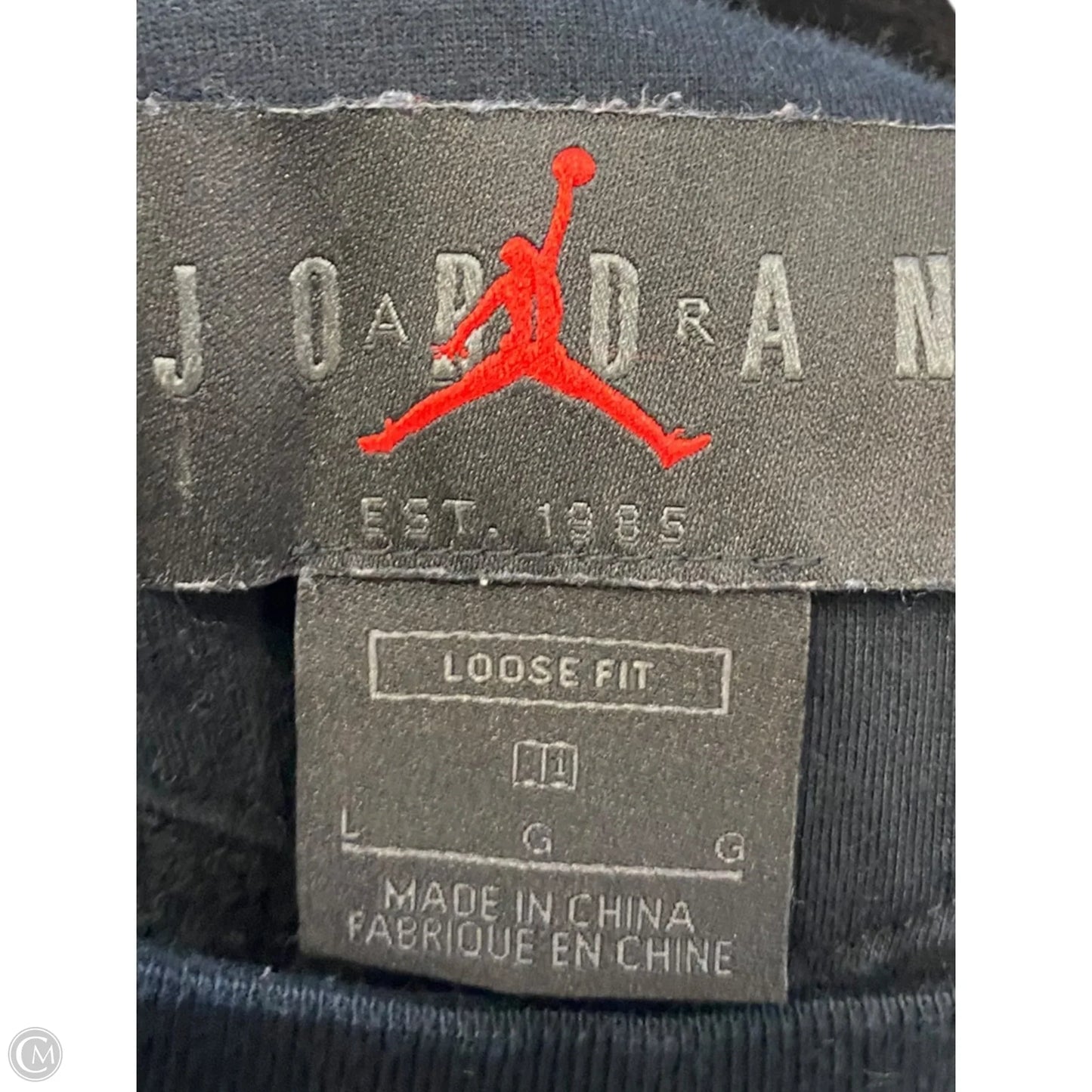 Sweater Luxury Designer By Jordan In Black, Size: L