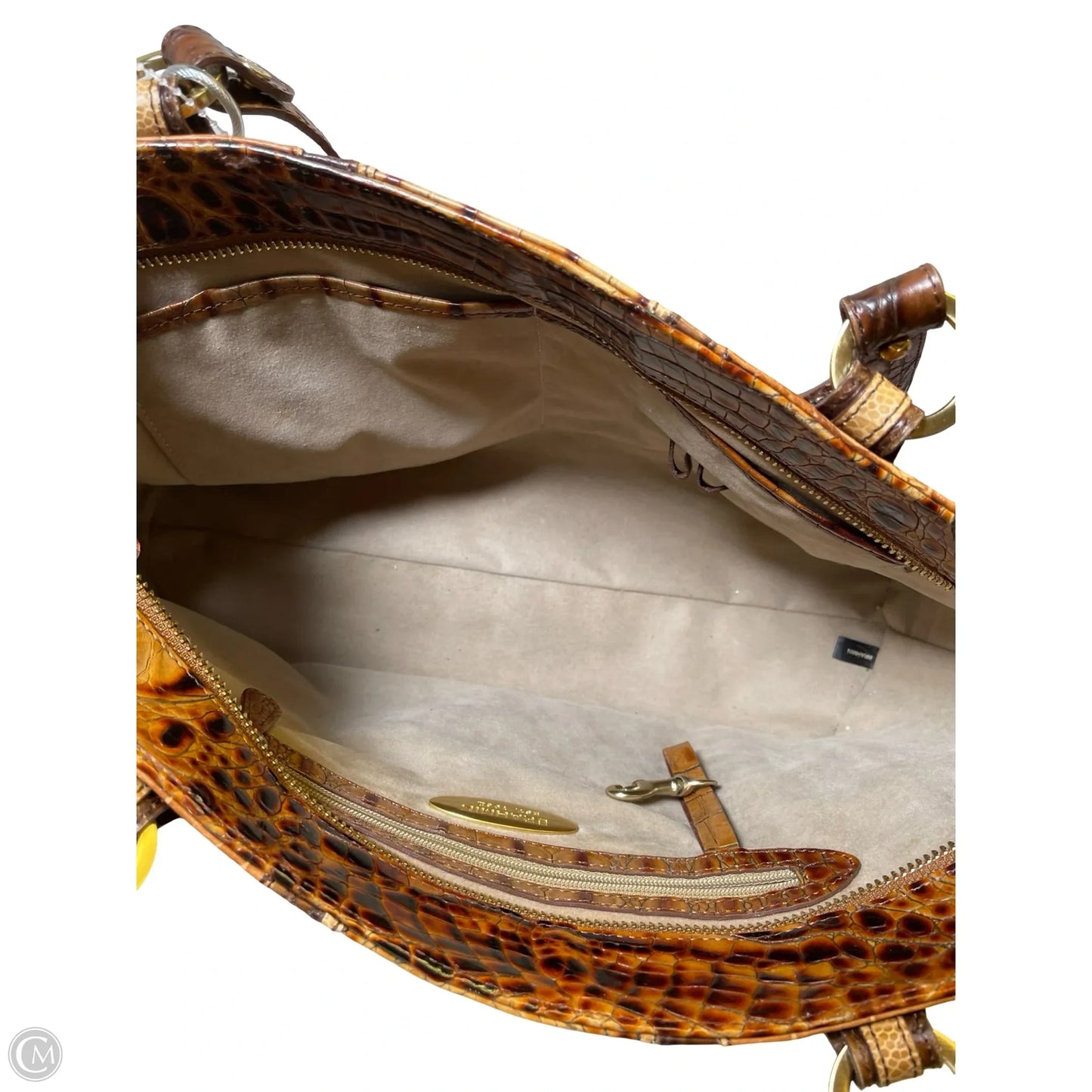 Handbag Designer By Brahmin, Size: Medium