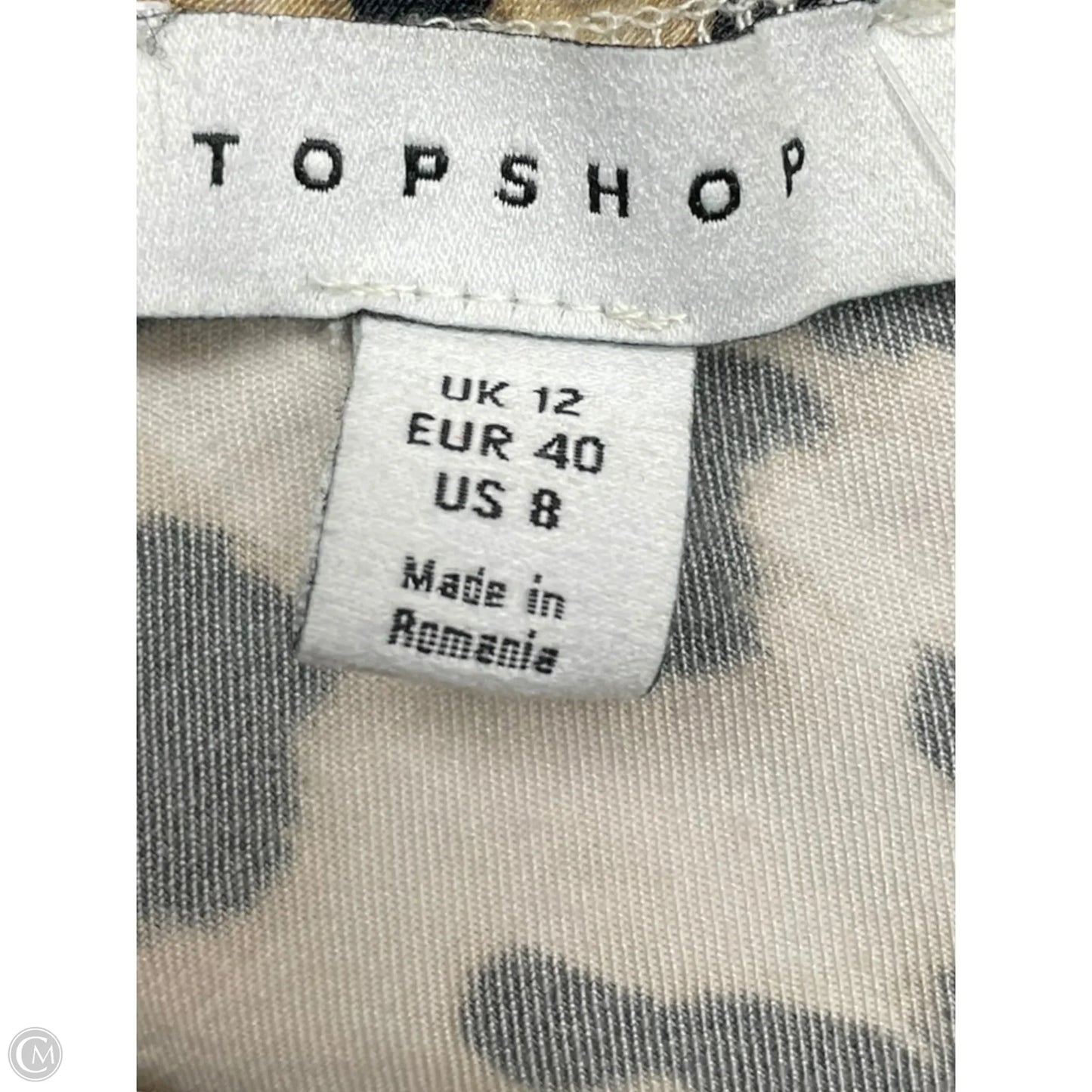 Skirt Maxi By Top Shop In Animal Print, Size: 8