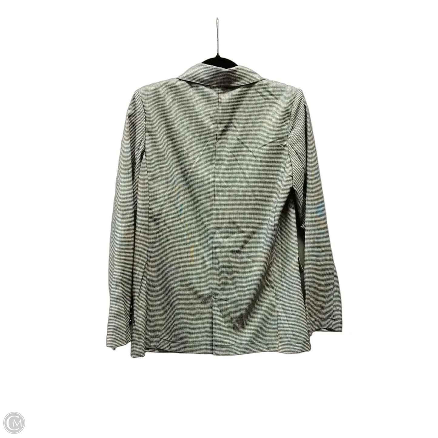 Blazer By Clothes Mentor In Checkered Pattern, Size: S