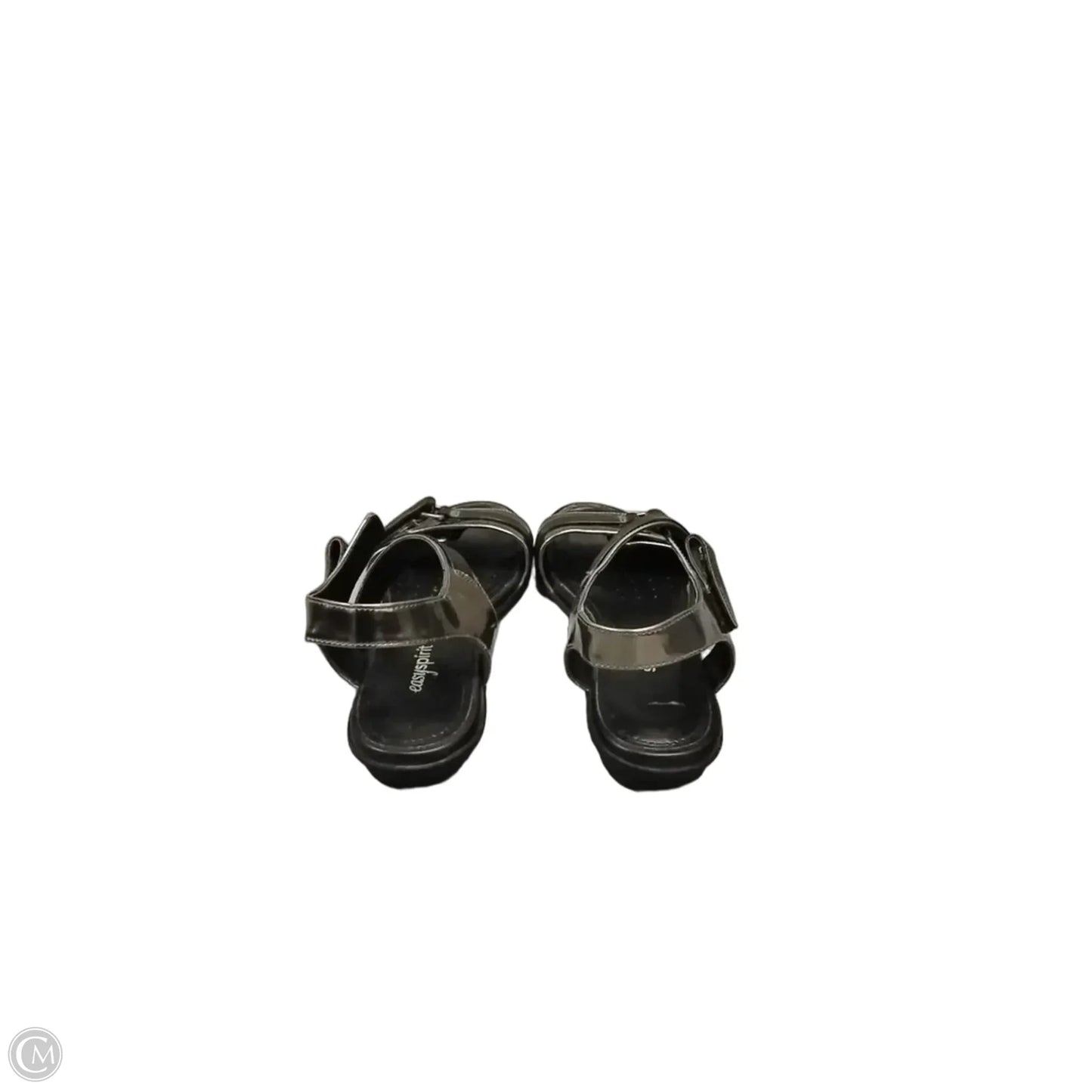 Sandals Flats By Easy Spirit In Silver, Size: 7.5