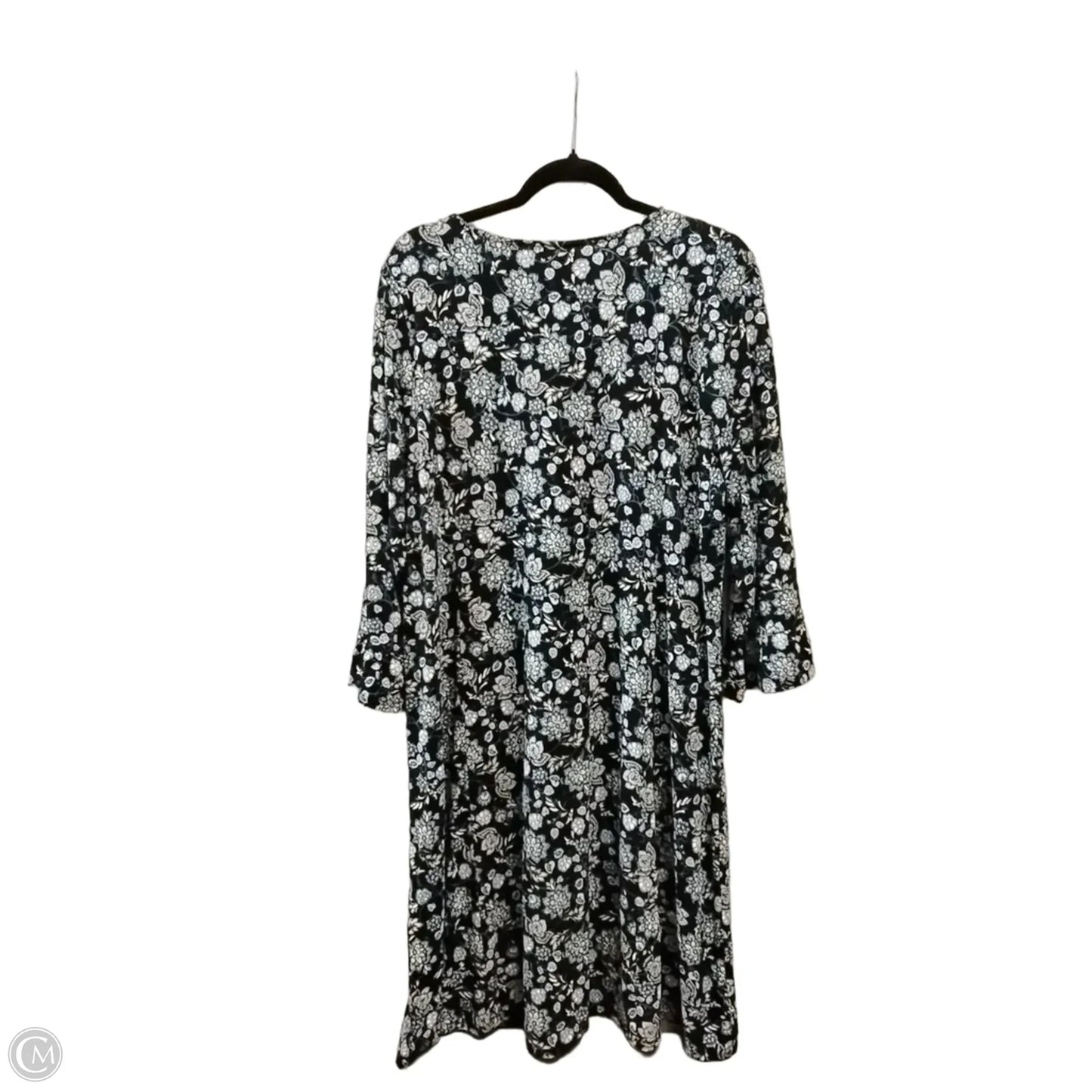 Dress Casual Midi By J. Jill In Geometric Pattern, Size: Xl