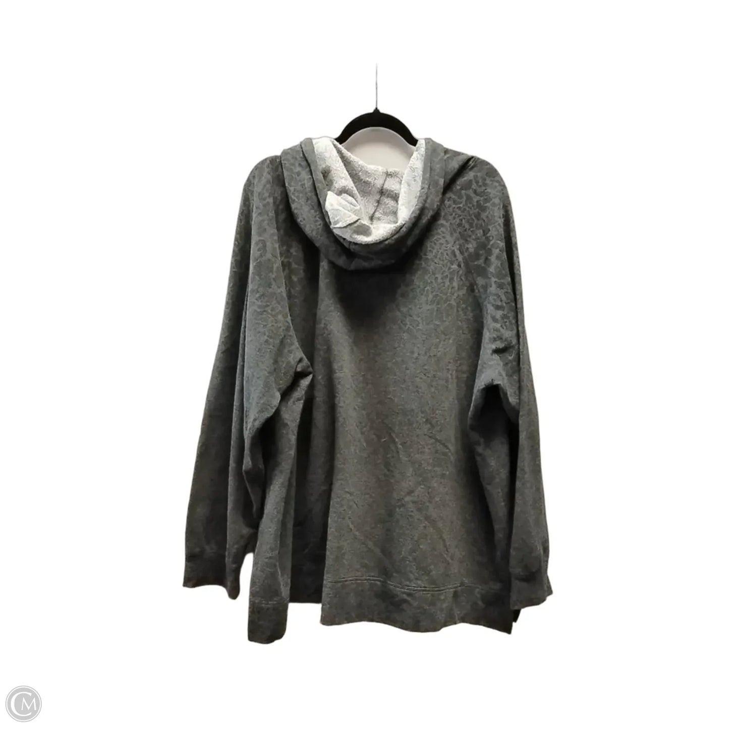 Sweatshirt Hoodie By Maurices In Grey, Size: 4x