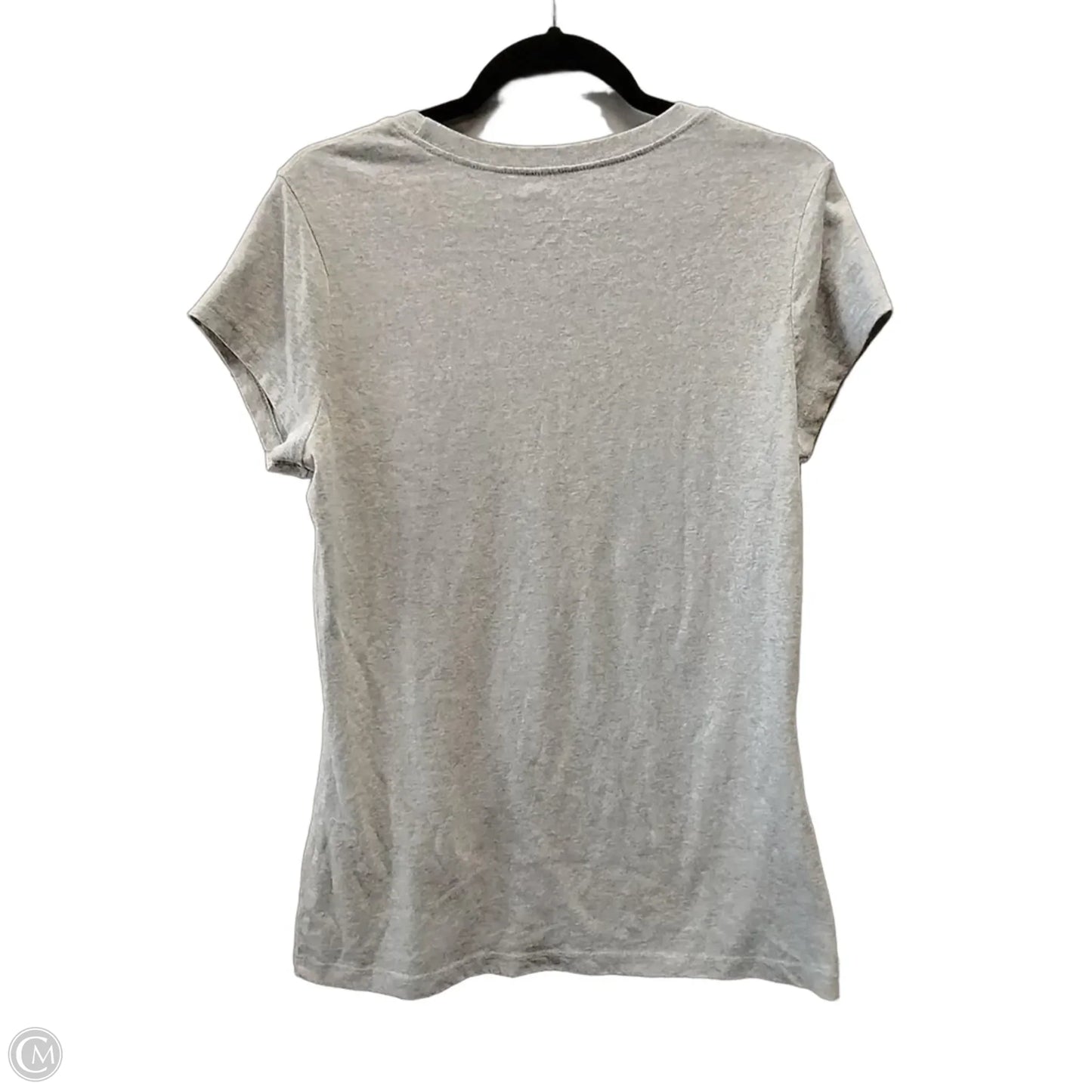 Top Short Sleeve By Wound Up In Grey, Size: Xl