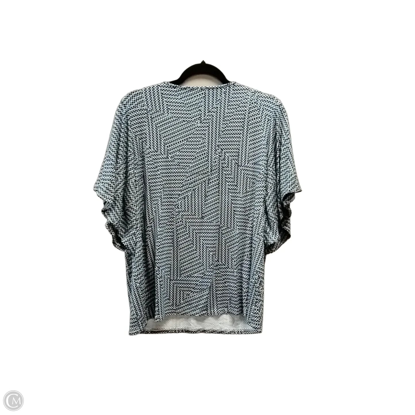 Top Short Sleeve By Chicos In Blue, Size: Xl