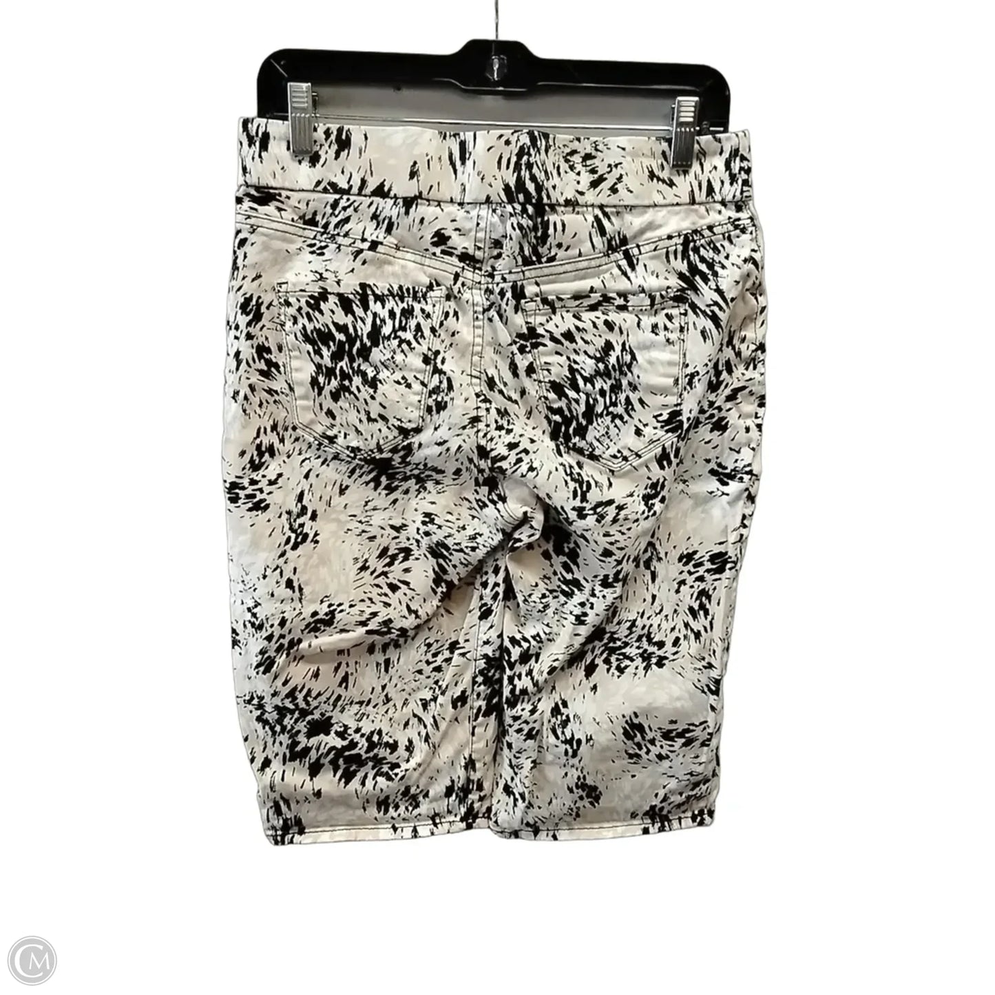 Shorts By Nine West In Black & Cream, Size: 8