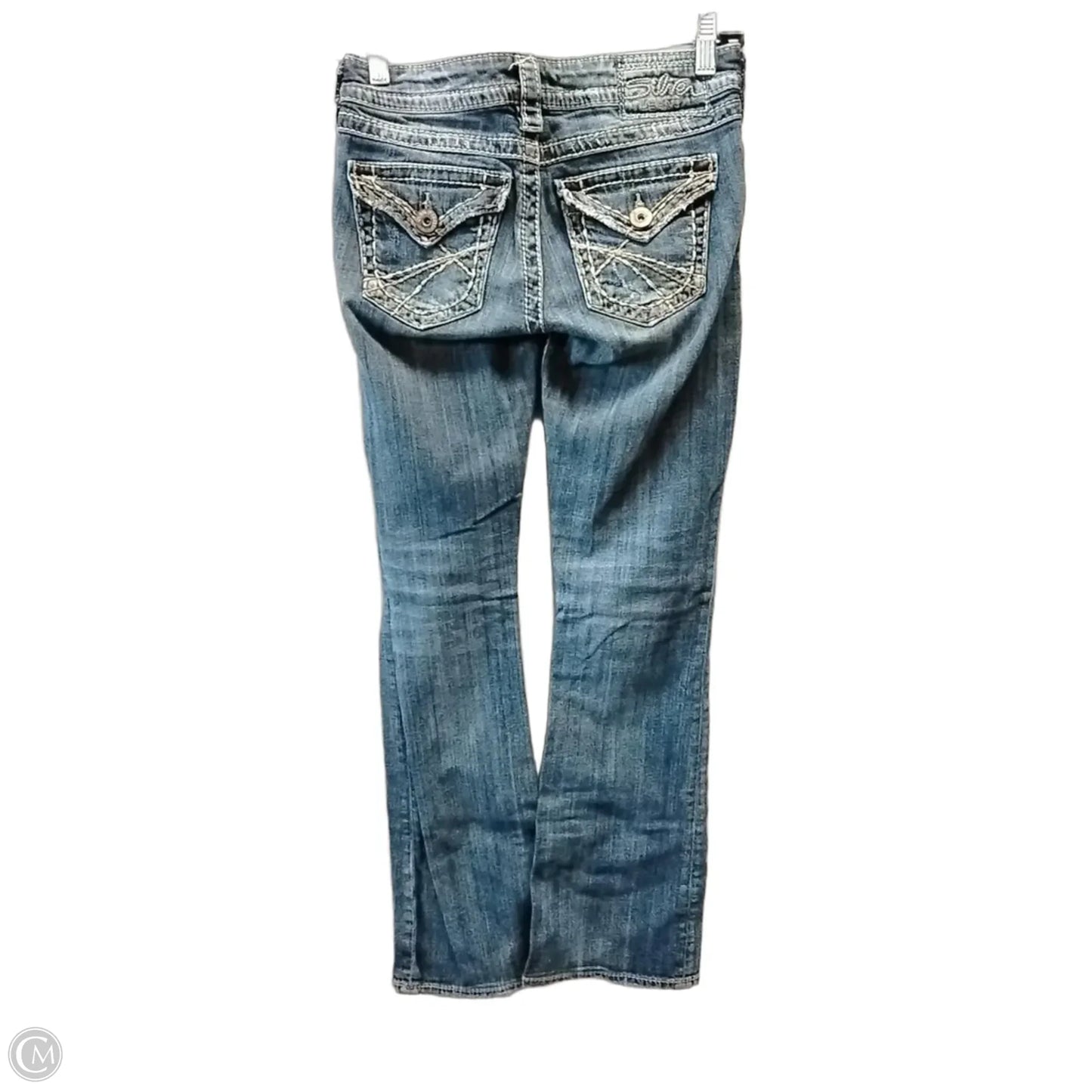 Jeans Boot Cut By Silver In Blue, Size: 2