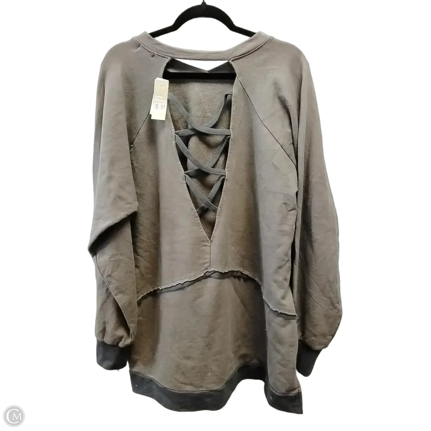 Sweatshirt Crewneck By Bke In Brown, Size: Xxl
