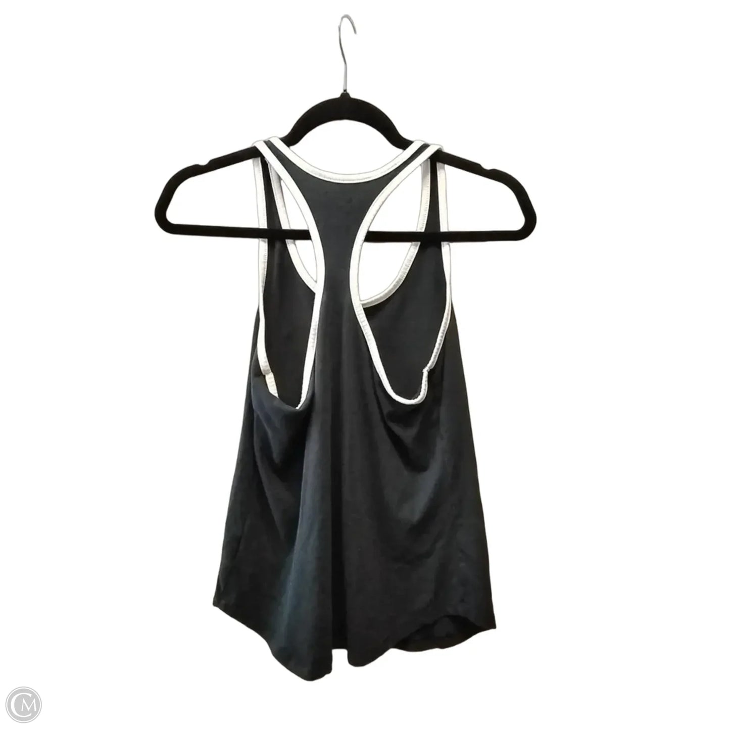 Athletic Tank Top By Nike In Black & White, Size: S