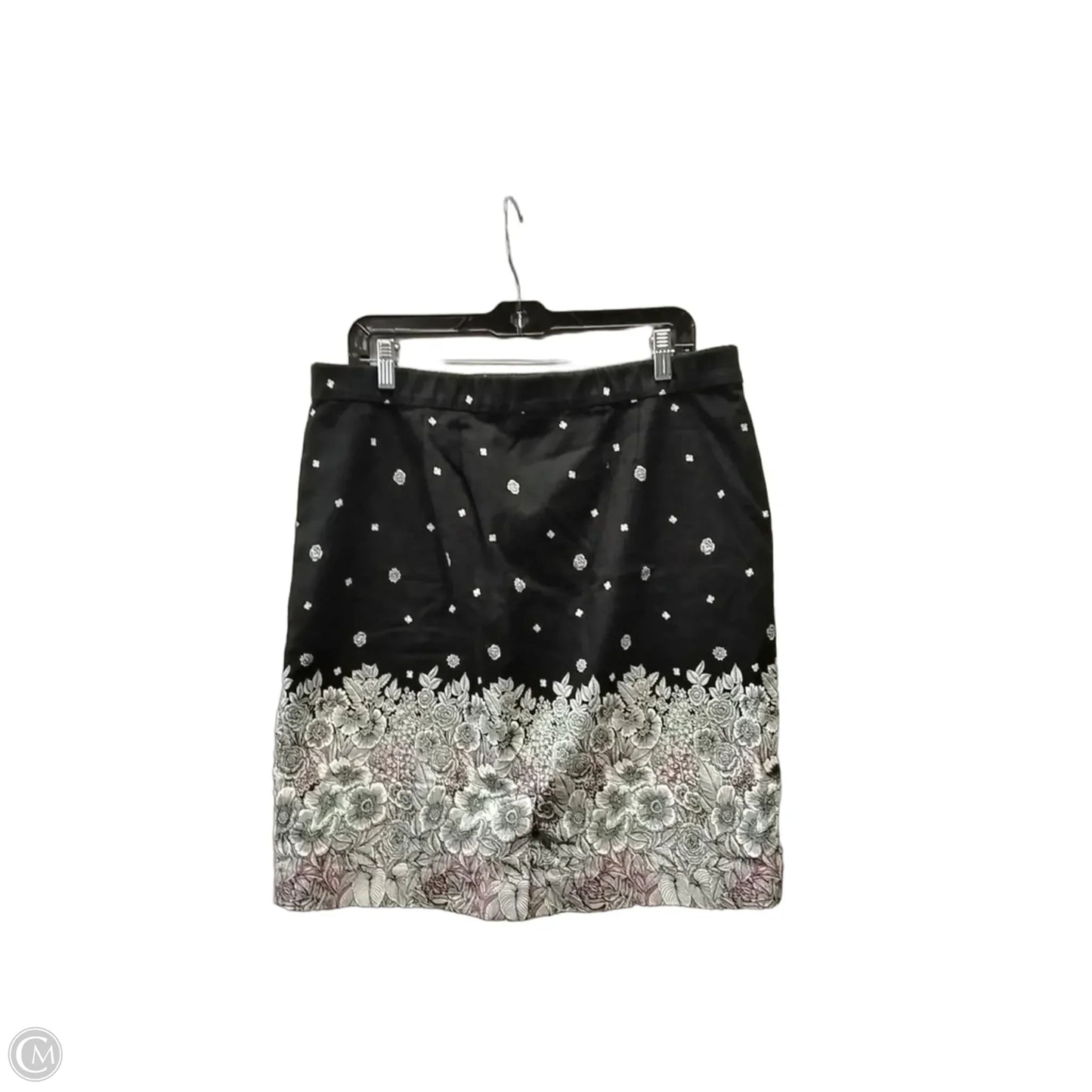 Skirt Midi By J. Jill In Black & White, Size: 14