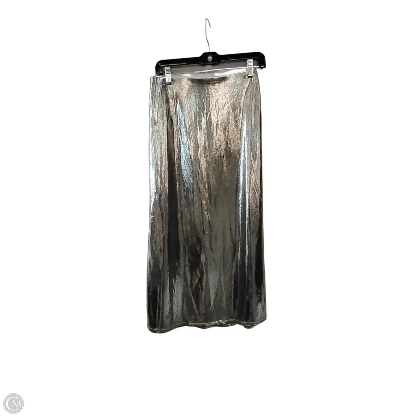 Skirt Maxi By Cme In Silver, Size: S