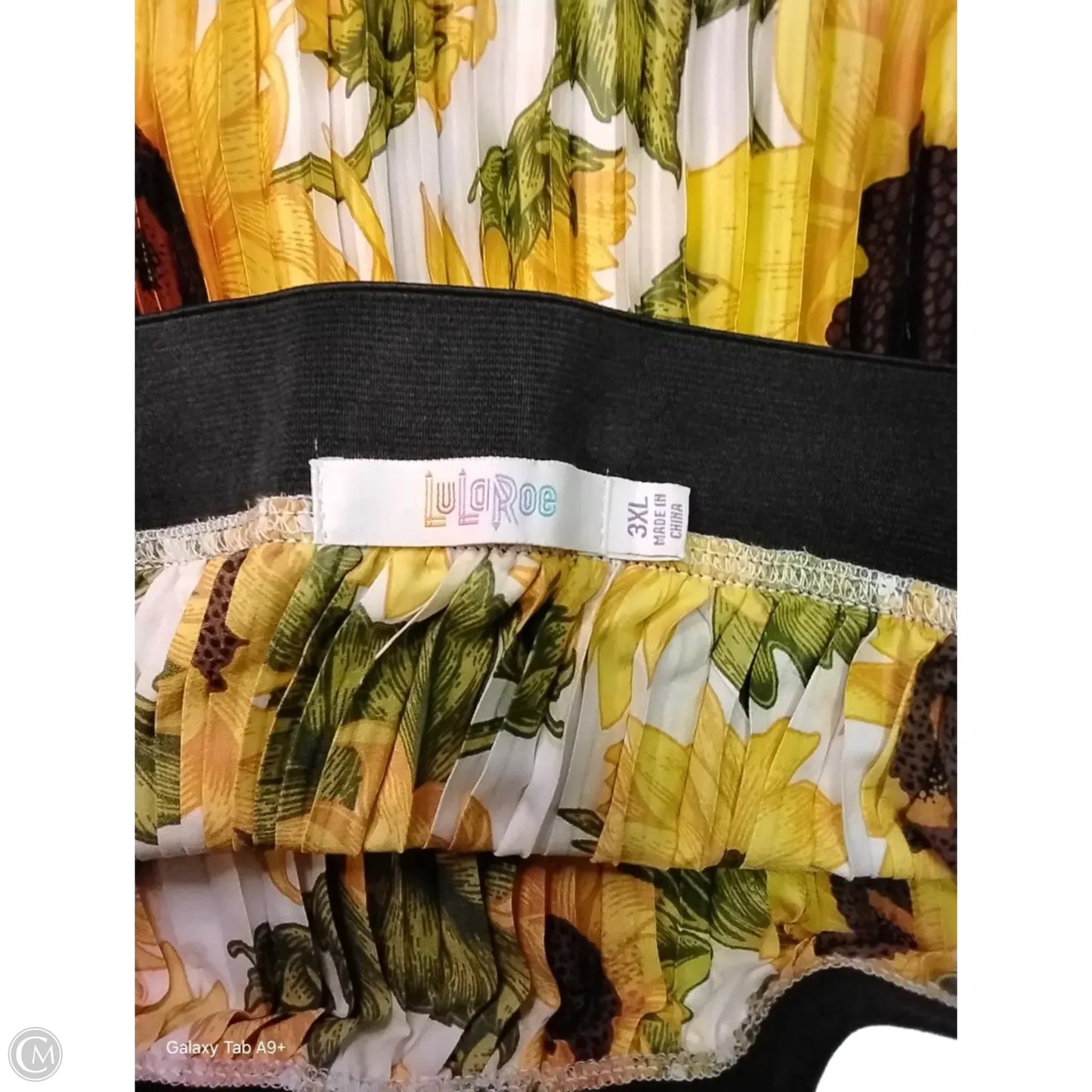 Skirt Maxi By Lularoe In Floral Print, Size: 3x