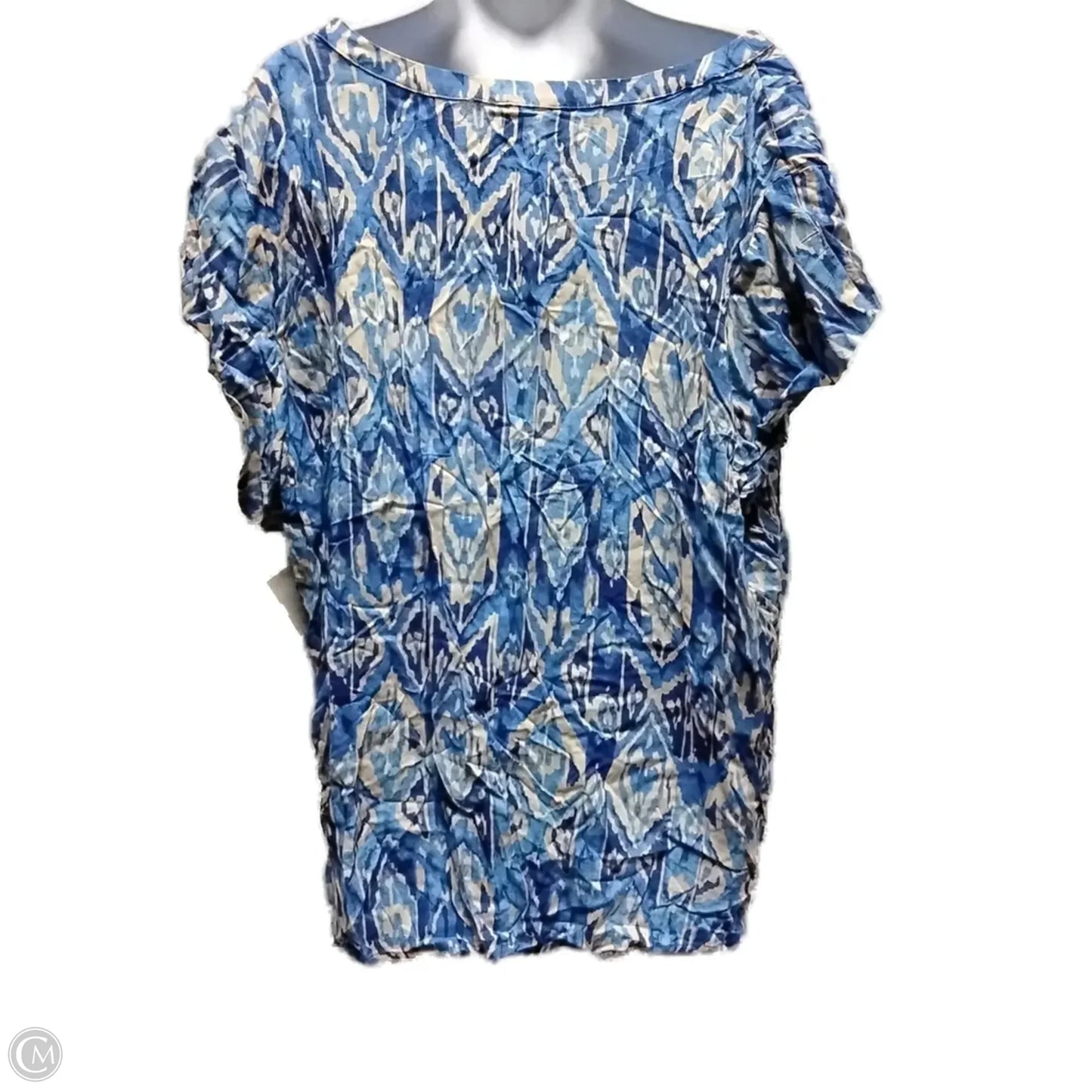 Blouse Short Sleeve By Cynthia Rowley In Multi-colored, Size: 3x