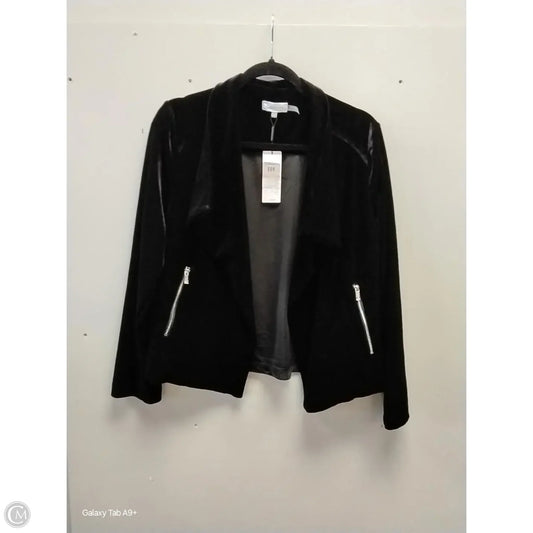 Jacket Fleece By Calvin Klein In Black, Size: L