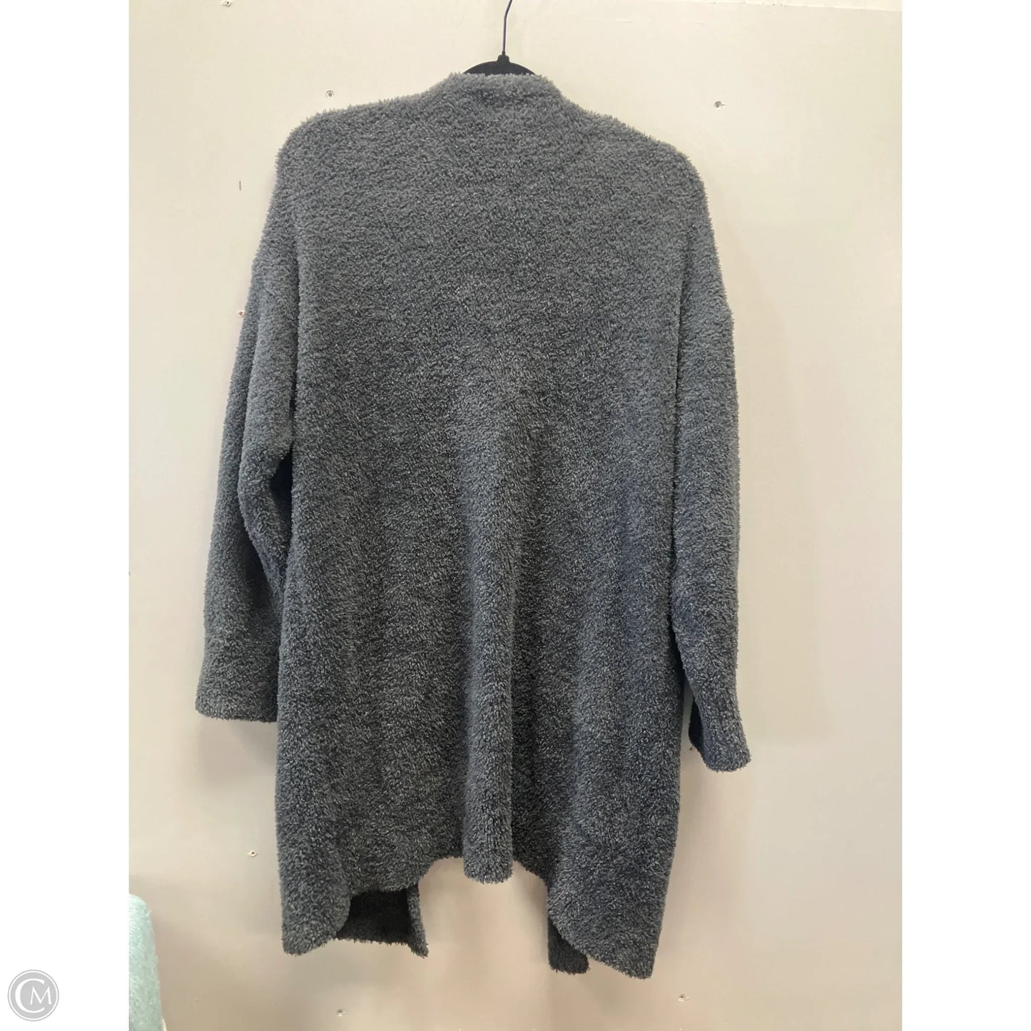Sweater Cardigan By Stars Above In Grey, Size: L
