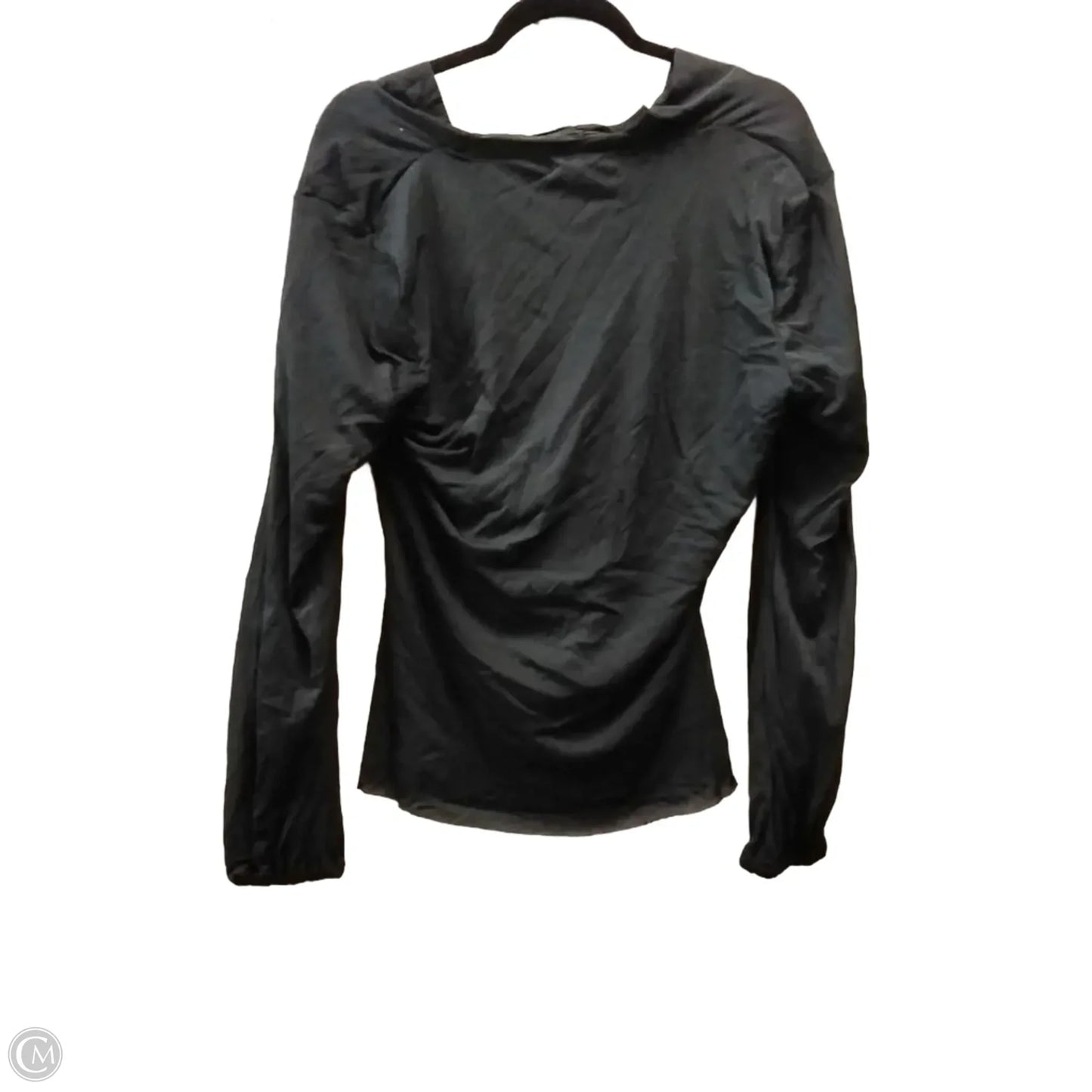 Top Long Sleeve By Bisou Bisou In Black, Size: 1x