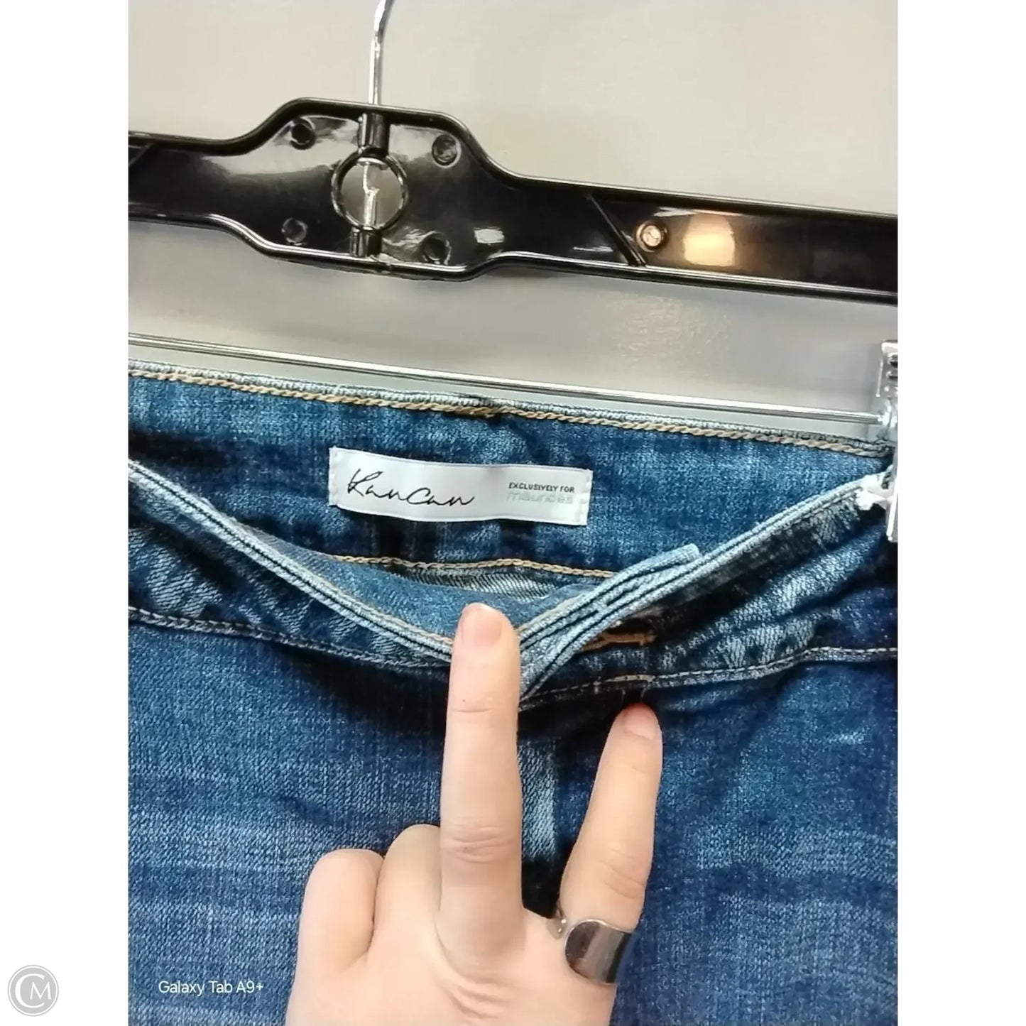 Jeans Cropped By Kancan In Blue, Size: 14