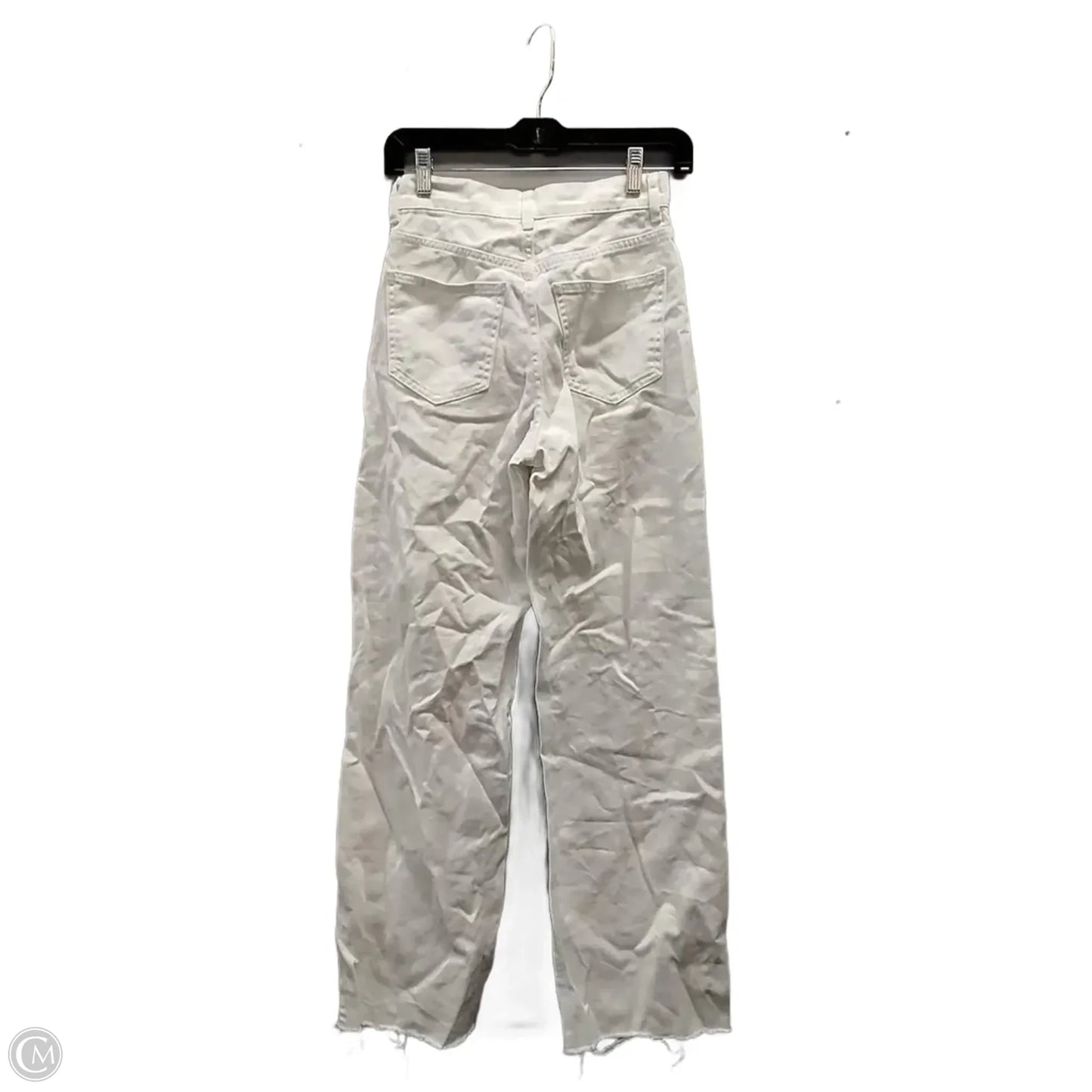 Jeans Wide Leg By Shein In White, Size: 0