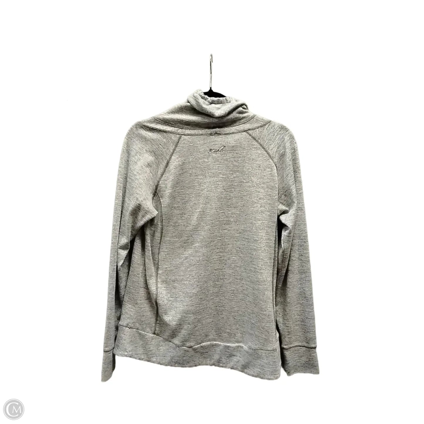 Sweatshirt Collar By Clothes Mentor In Grey, Size: L