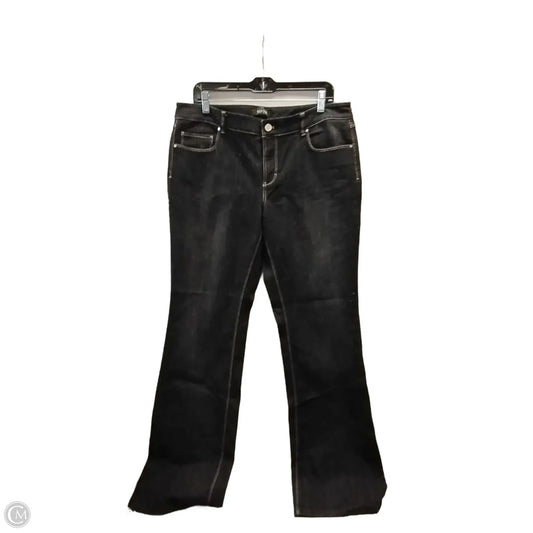 Jeans Wide Leg By White House Black Market In Black, Size: 14