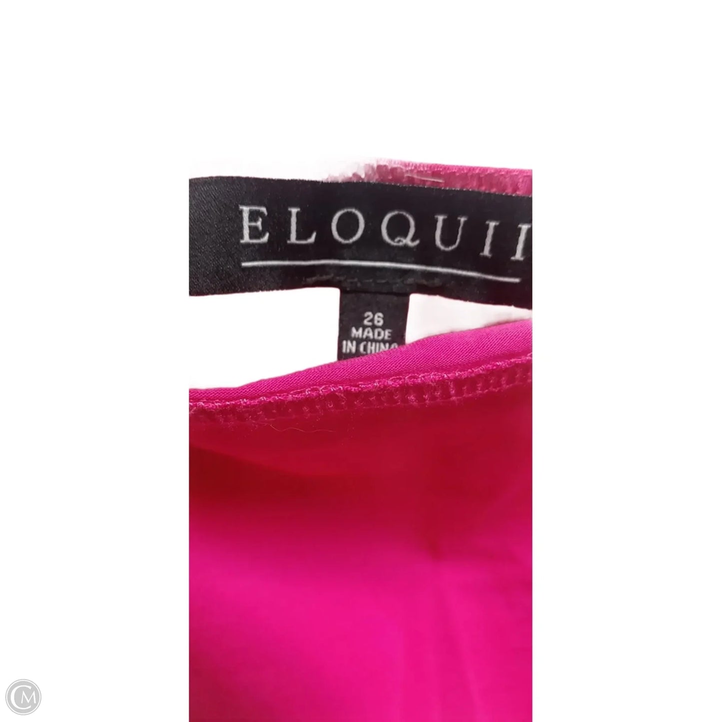 Blouse Long Sleeve By Eloquii In Pink, Size: 26