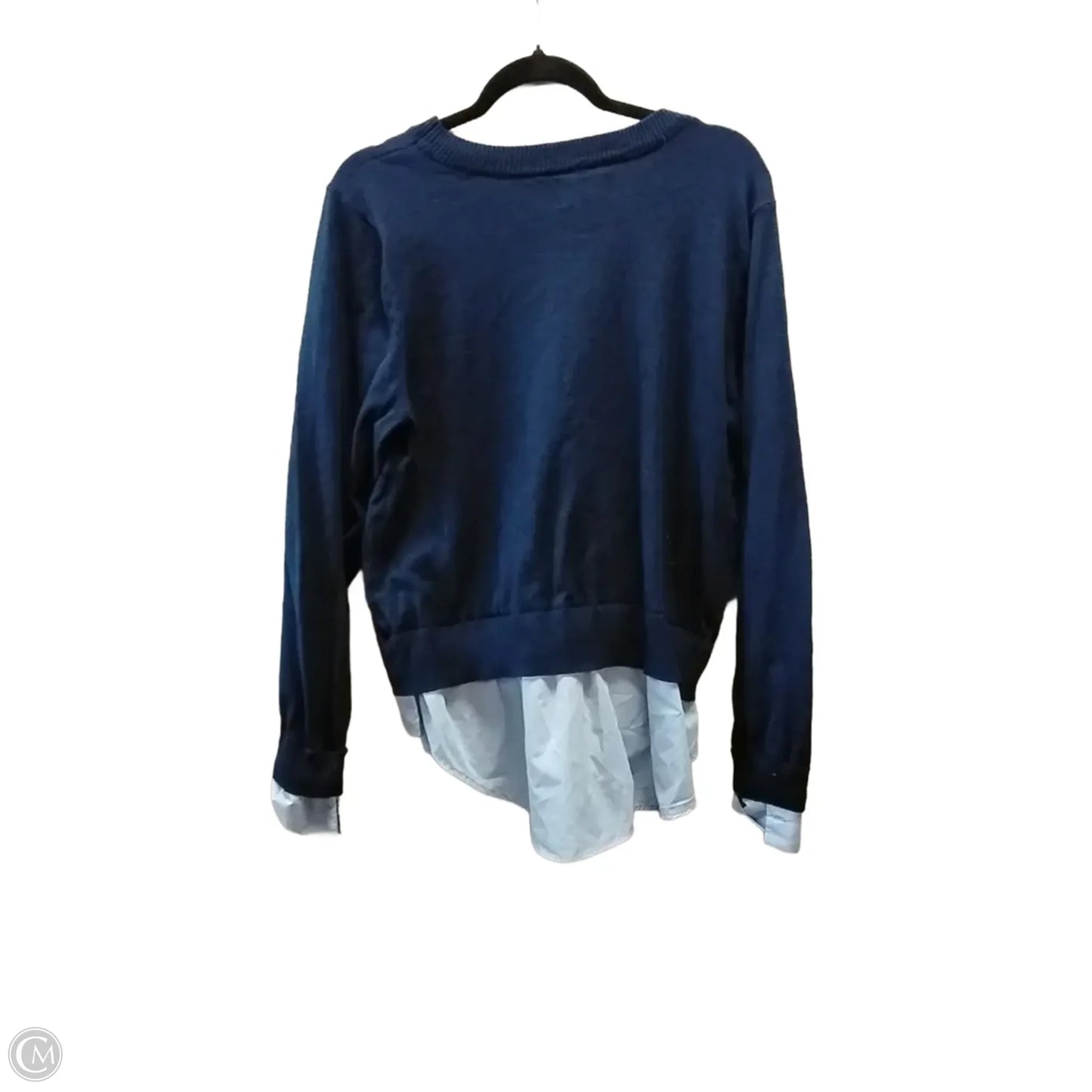 Sweater By Croft And Barrow In Blue, Size: Xl