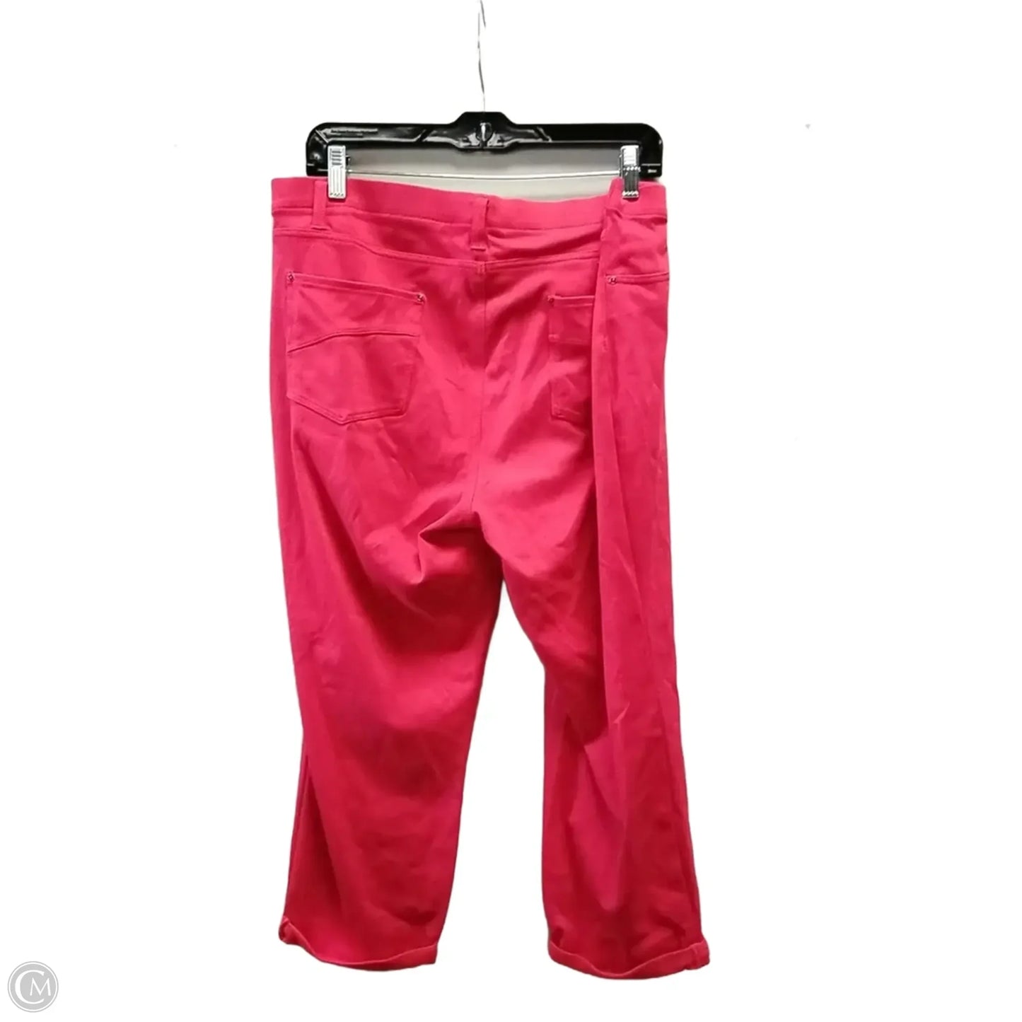 Pants Cropped By Time And Tru In Red, Size: Xxl