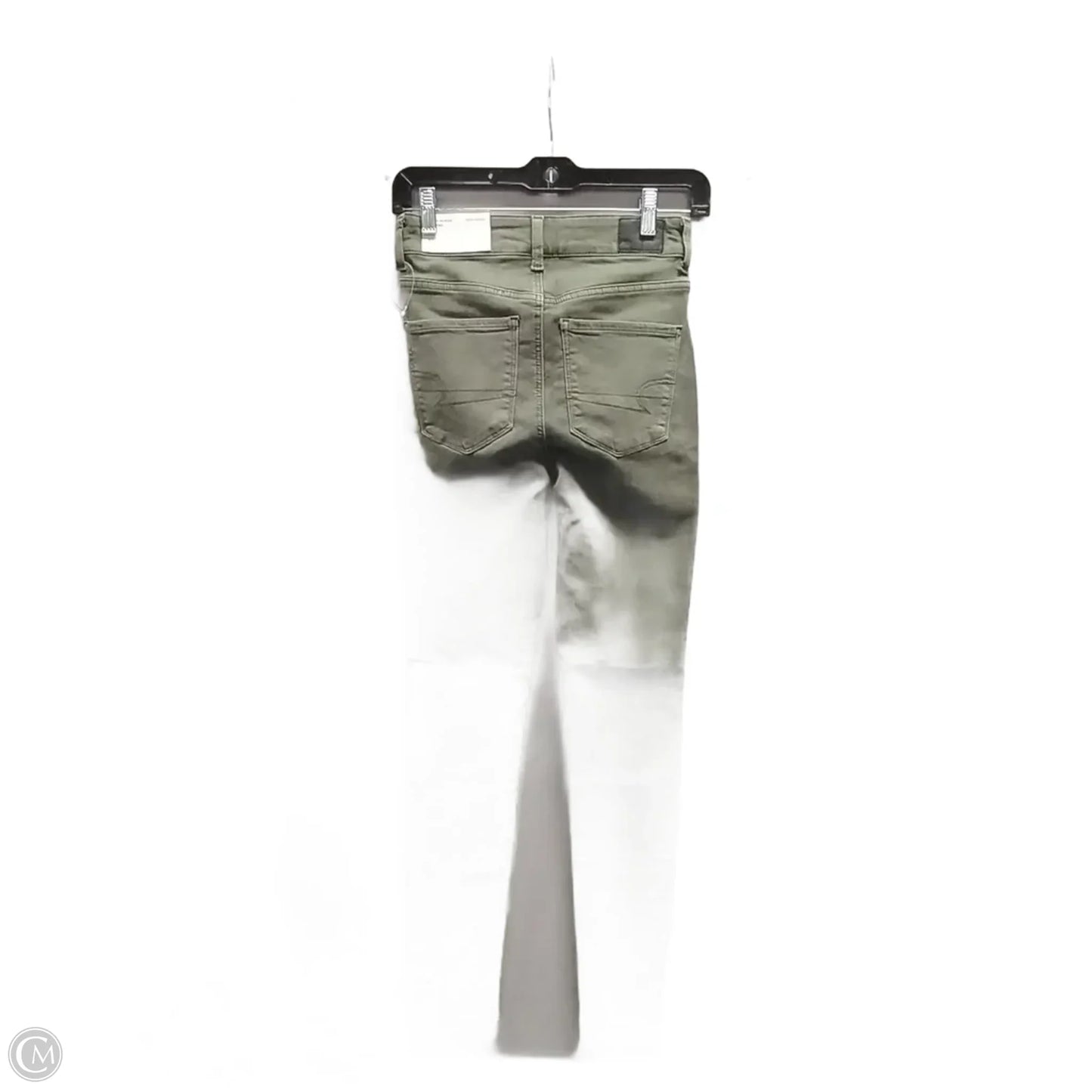 Jeans Straight By American Eagle In Green, Size: 4
