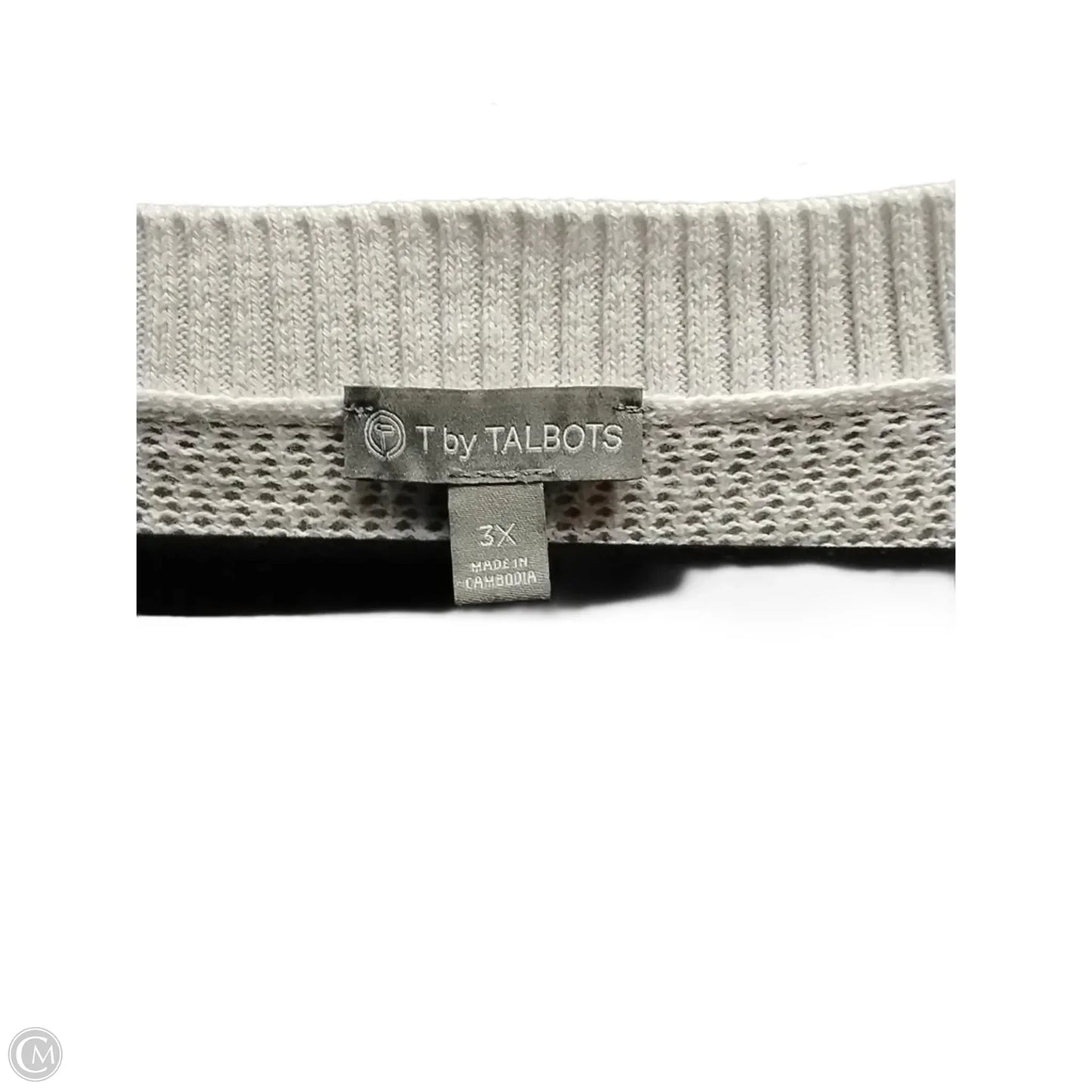 Sweater By Talbots In Striped Pattern, Size: 3x