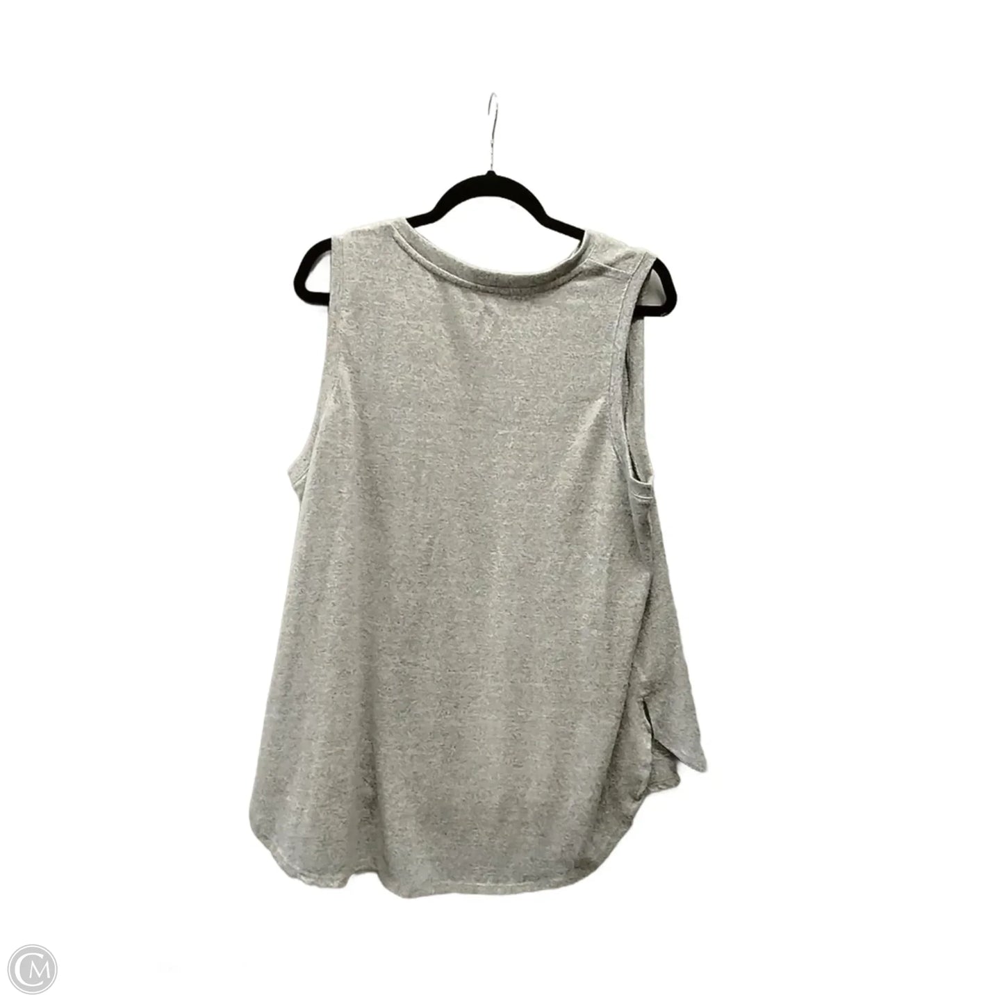 Top Sleeveless By Lands End In Grey, Size: Xl
