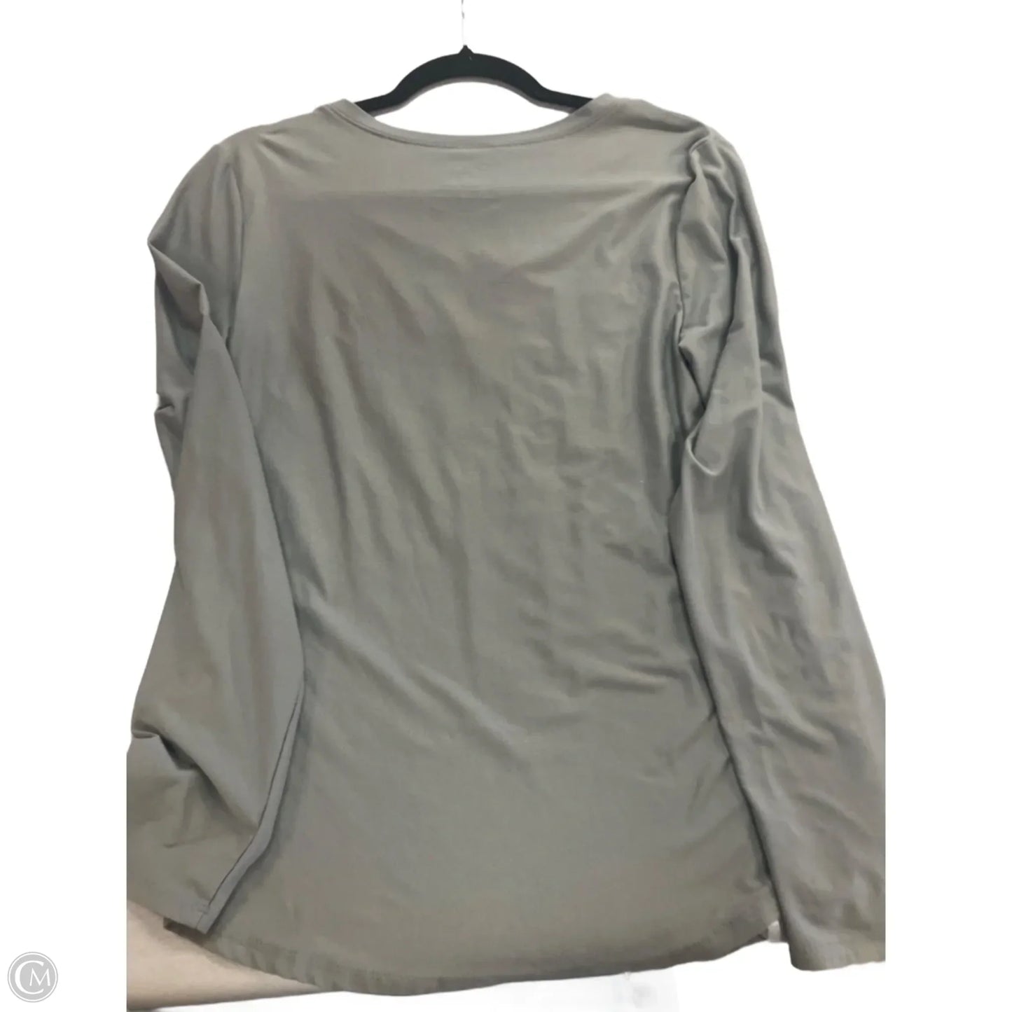 Top Long Sleeve By No Boundaries In Grey, Size: Xl