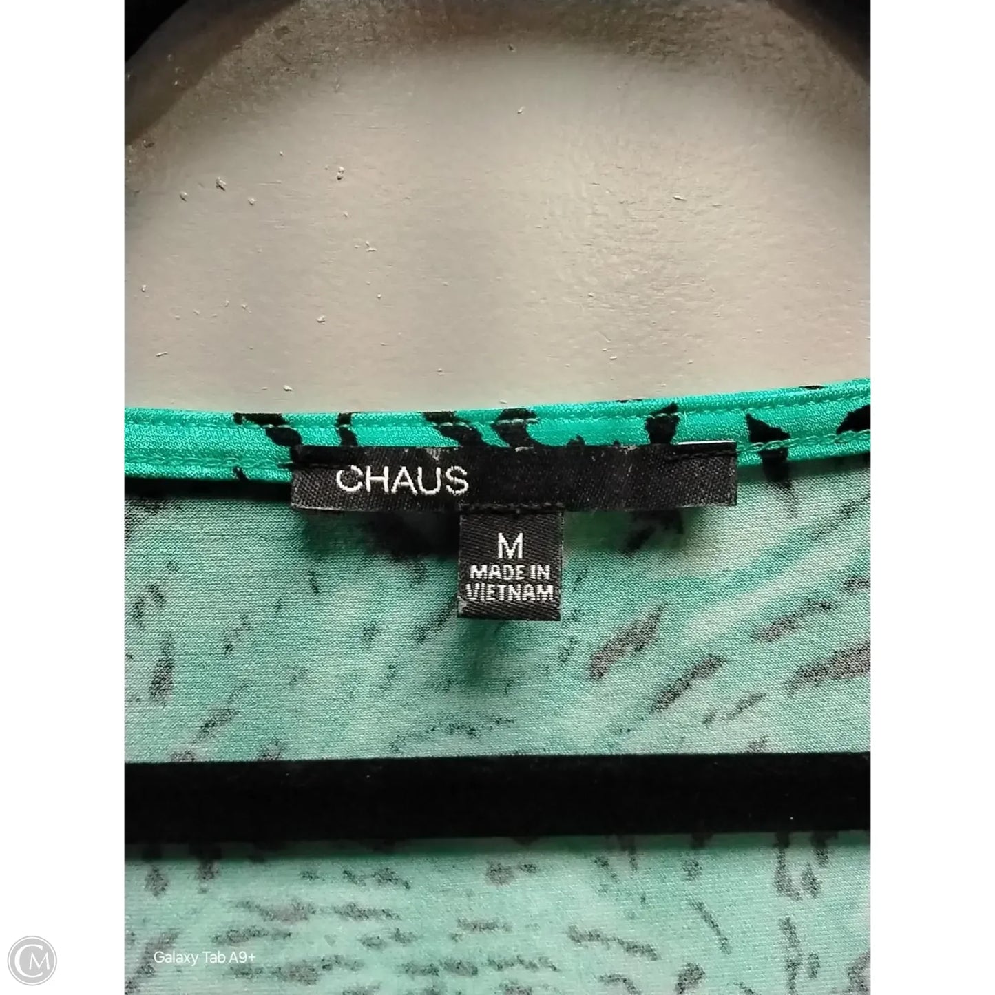 Blouse Long Sleeve By Chaus In Animal Print, Size: M