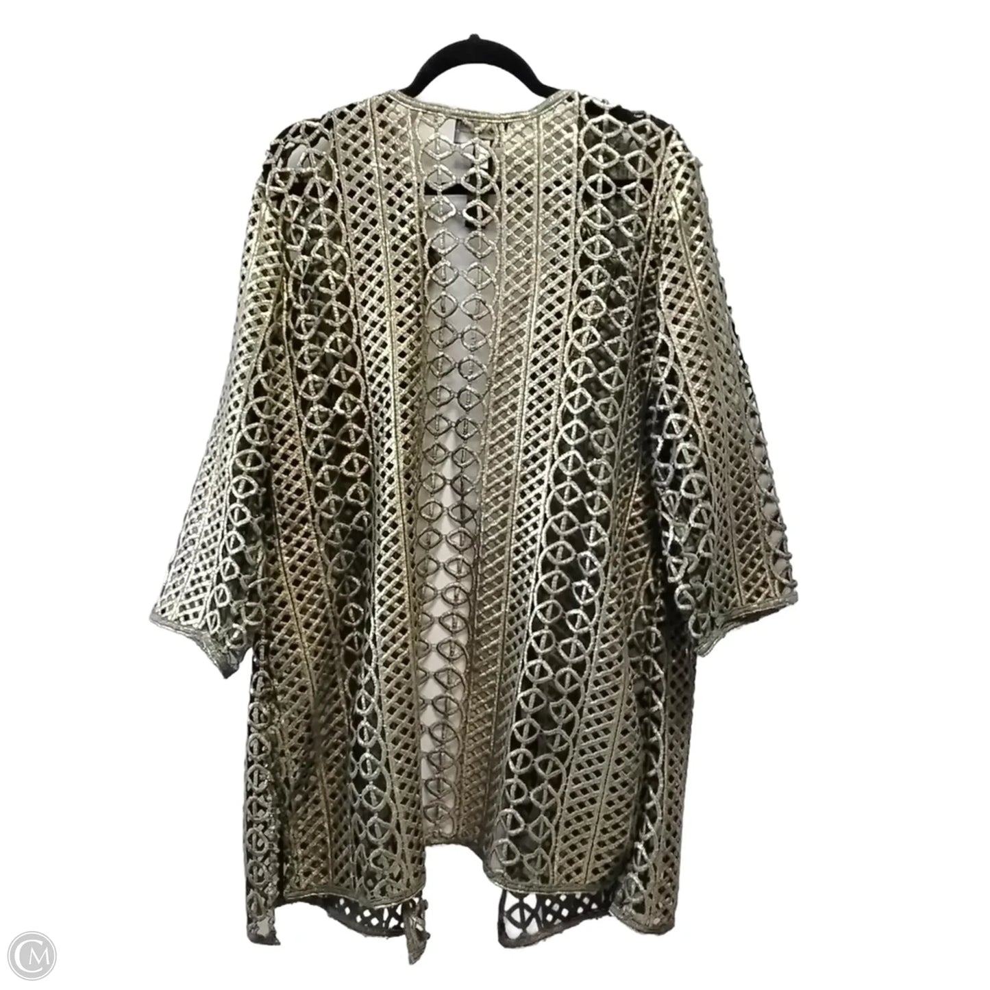 Jacket Other By Chicos In Green, Size: Xl