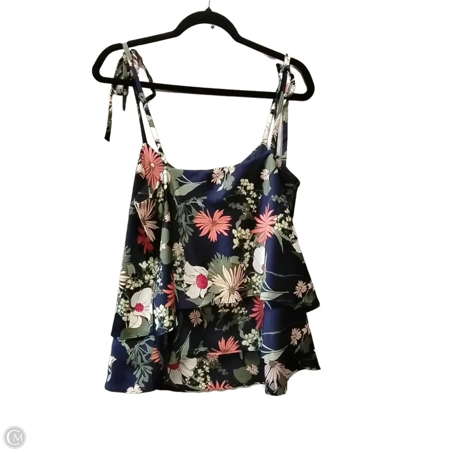 Top Sleeveless By Banana Republic In Floral Print, Size: M