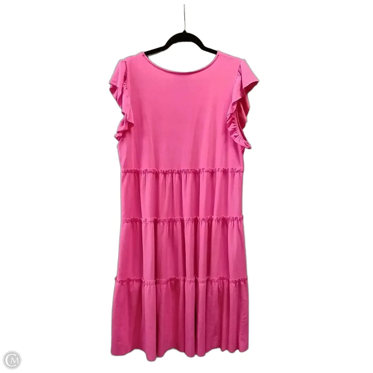 Blouse Long Sleeve By Jodifl In Pink, Size: L