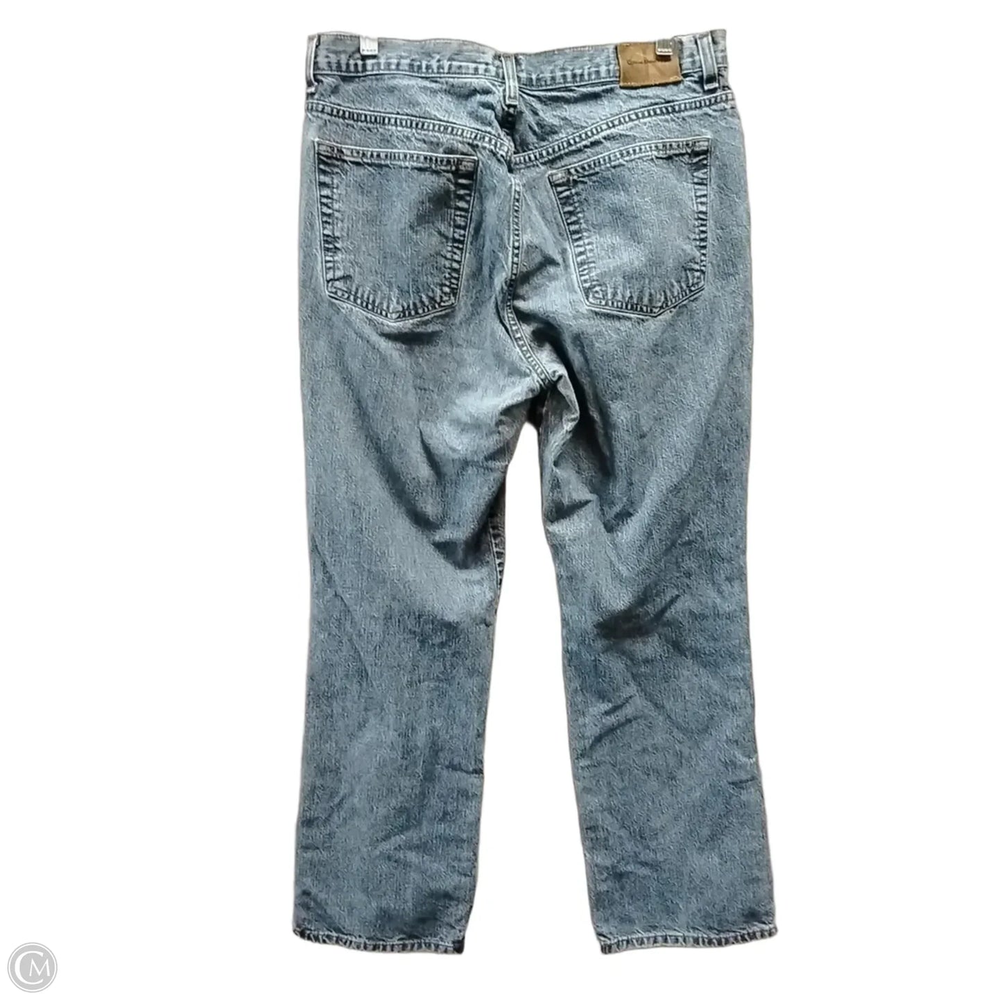 Jeans Wide Leg By Calvin Klein In Blue Denim, Size: 12