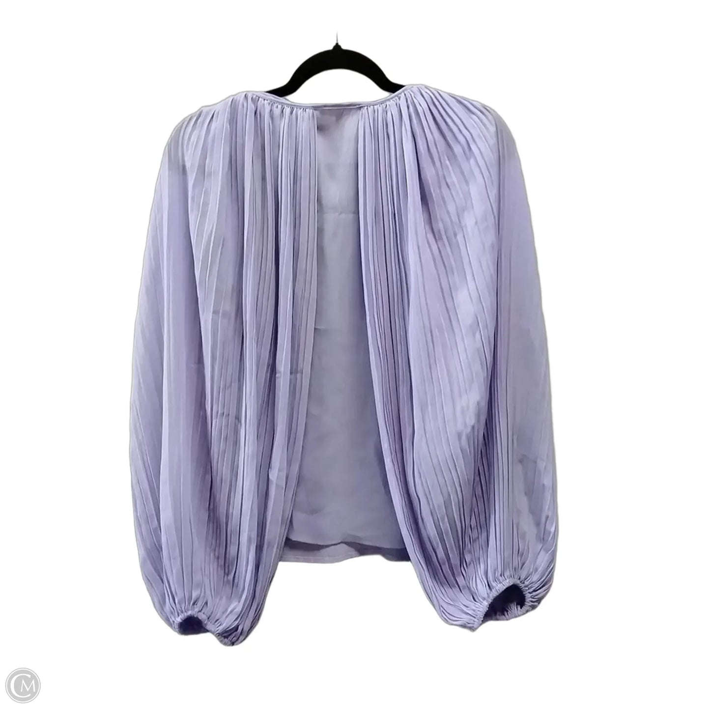 Blouse Long Sleeve By Promesa In Purple, Size: M