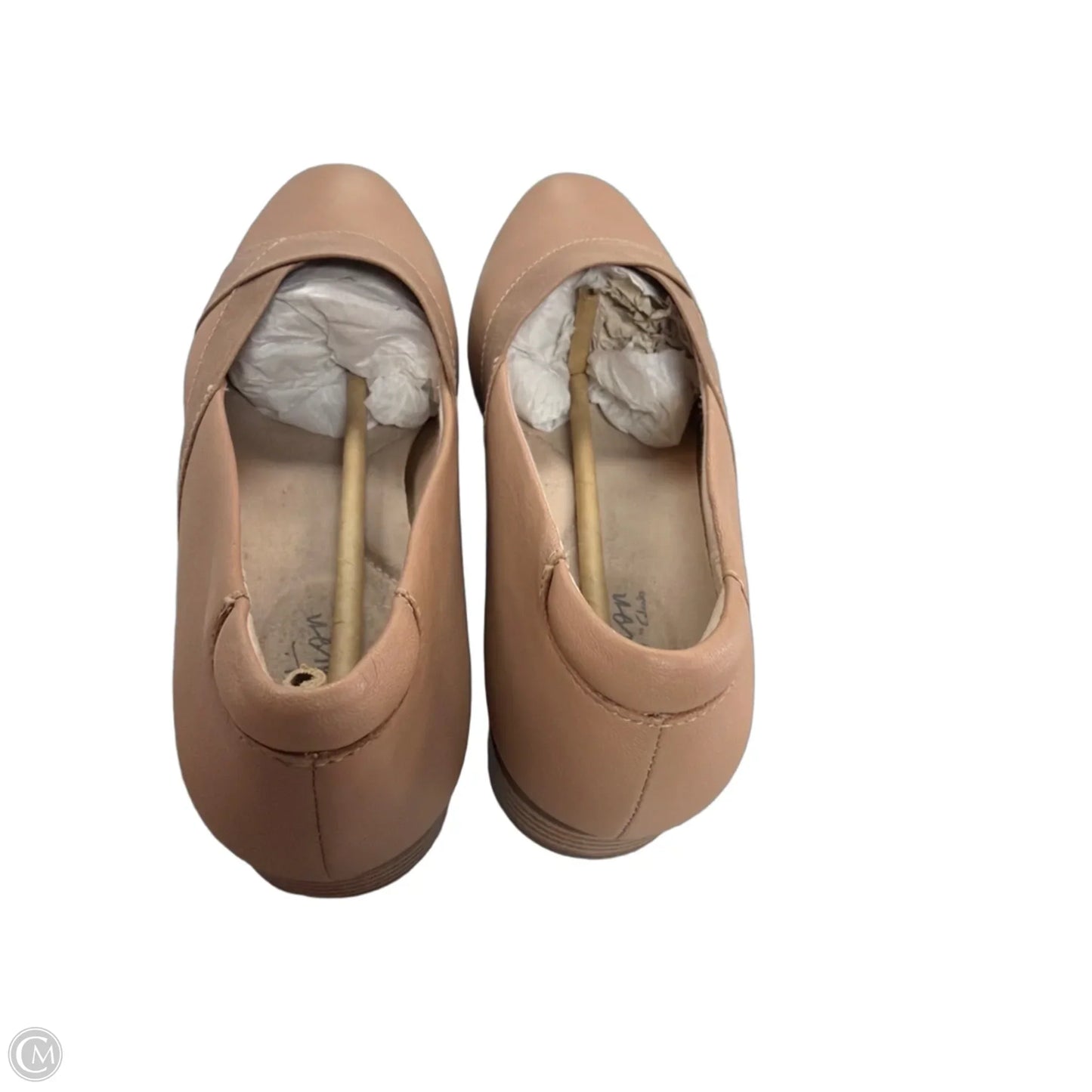 Shoes Heels Block By Clarks In Brown, Size: 8