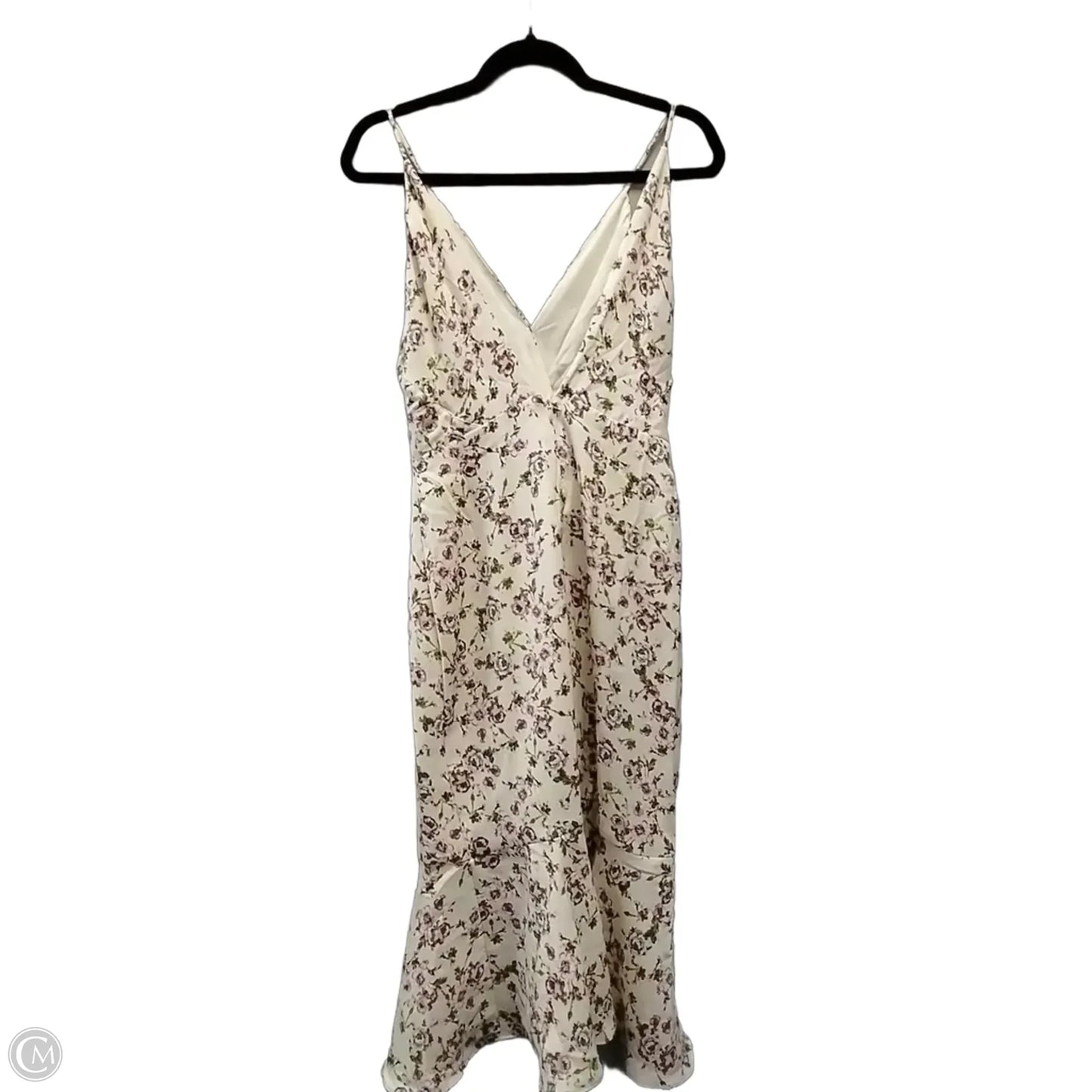 Dress Casual Midi By Wayf In Floral Print, Size: M