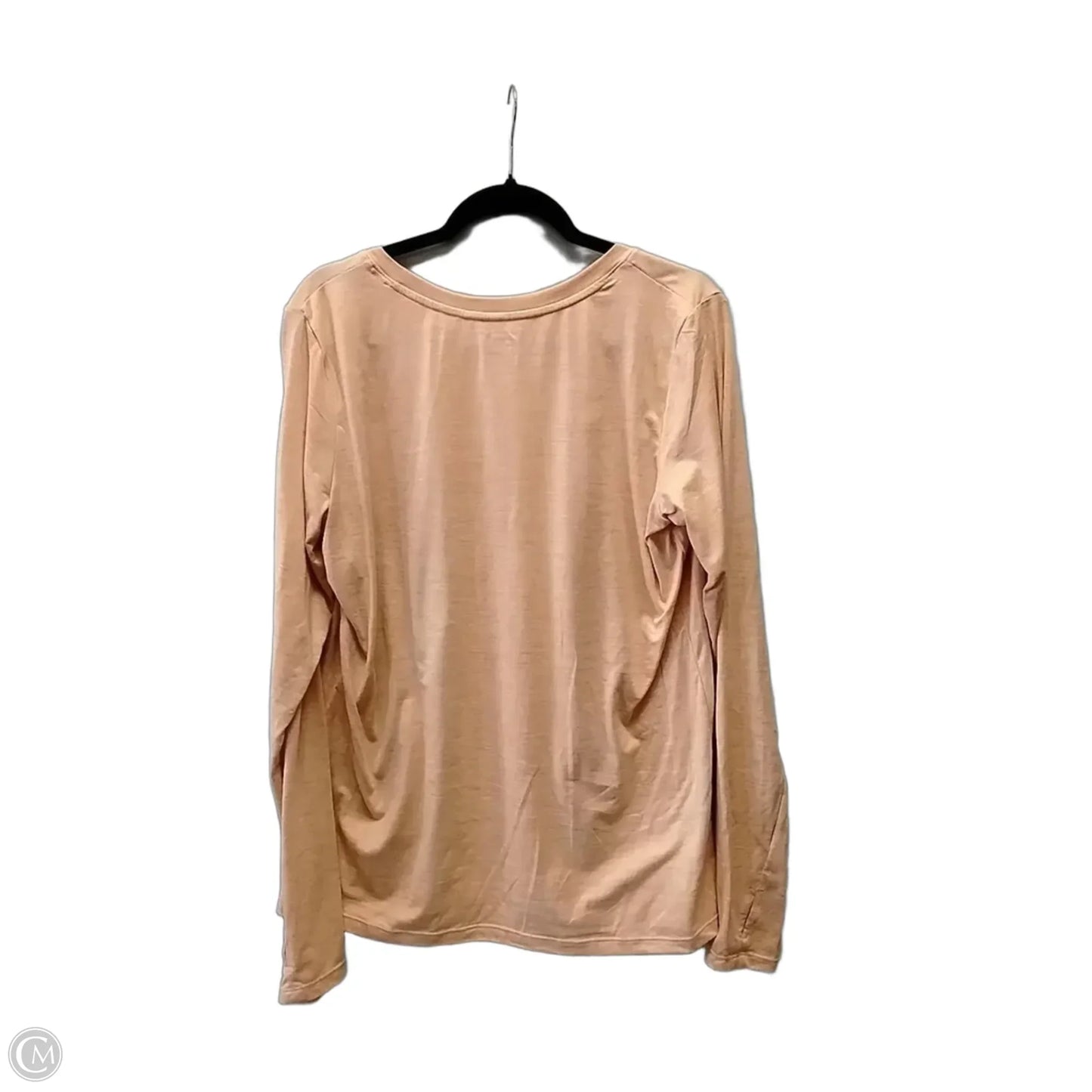 Top Long Sleeve By Reebok In Orange, Size: Xl