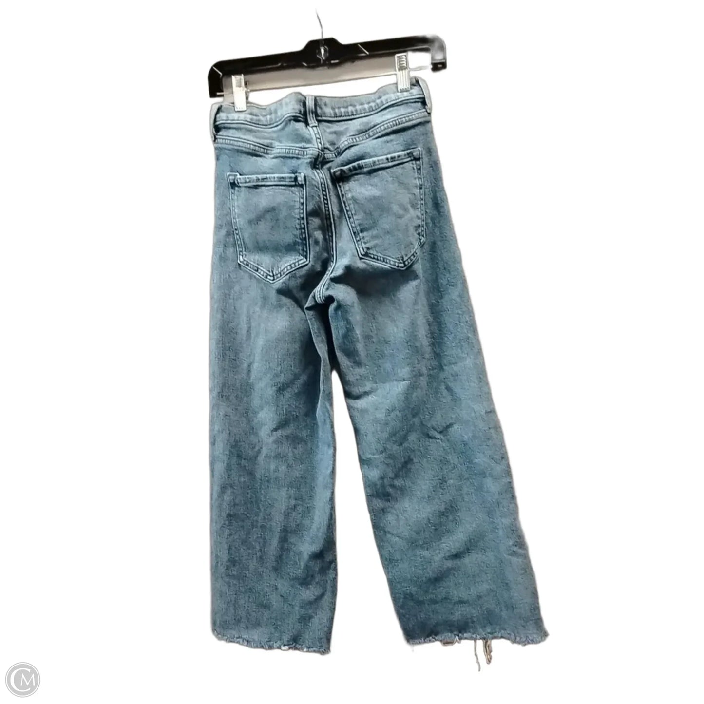 Jeans Straight By Banana Republic In Blue Denim, Size: 2