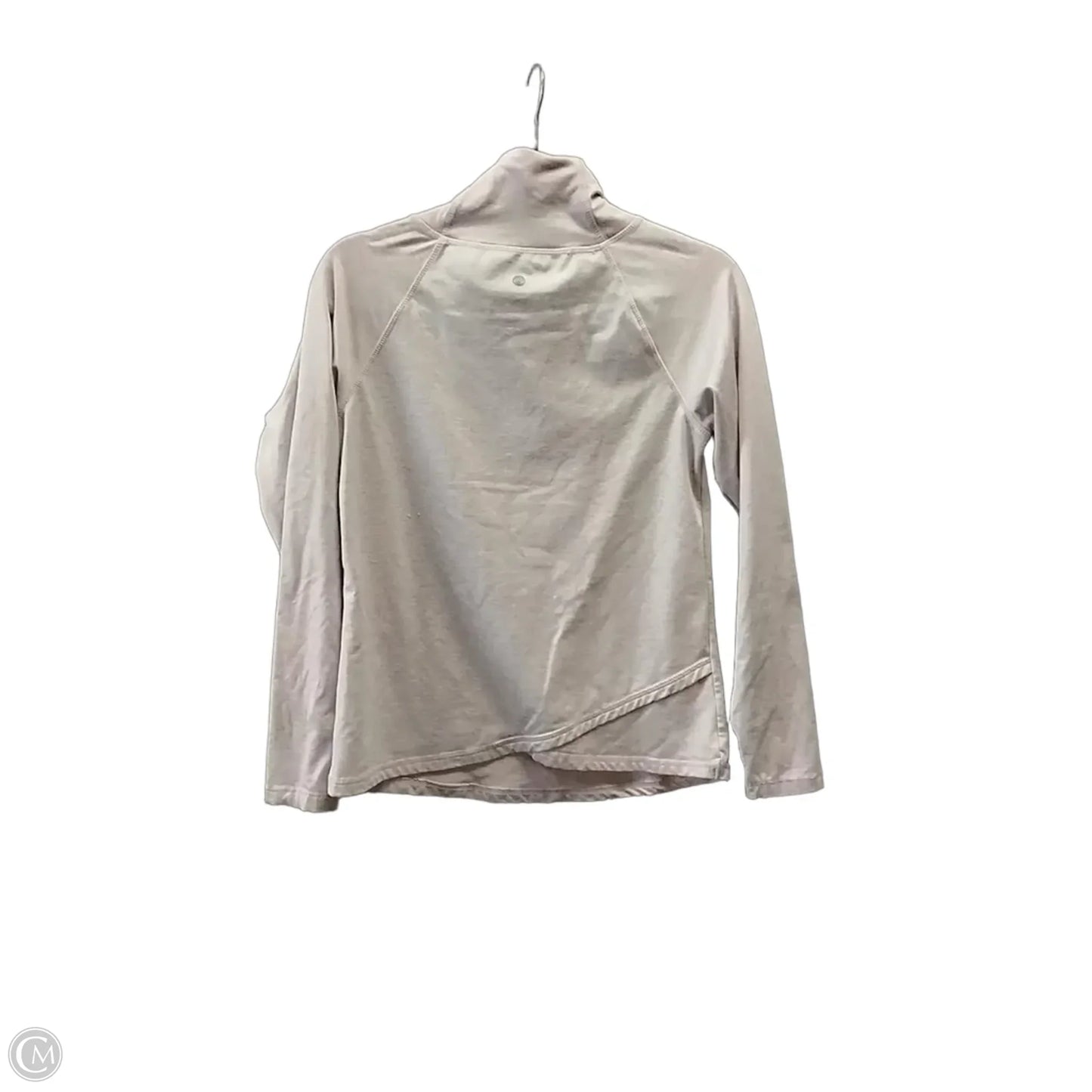 Athletic Top Long Sleeve Collar By Apana In Pink, Size: S