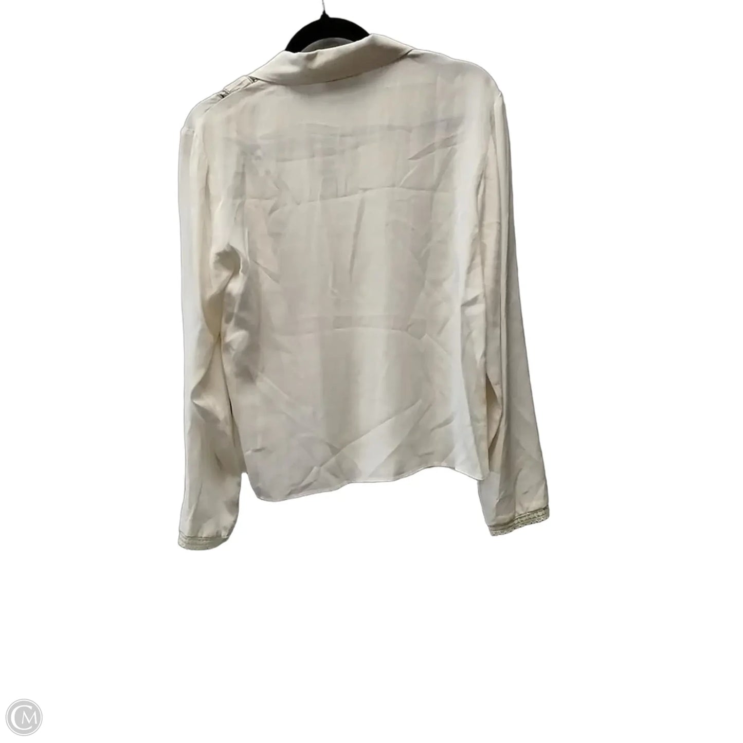 Top Long Sleeve By Coldwater Creek In White, Size: 8