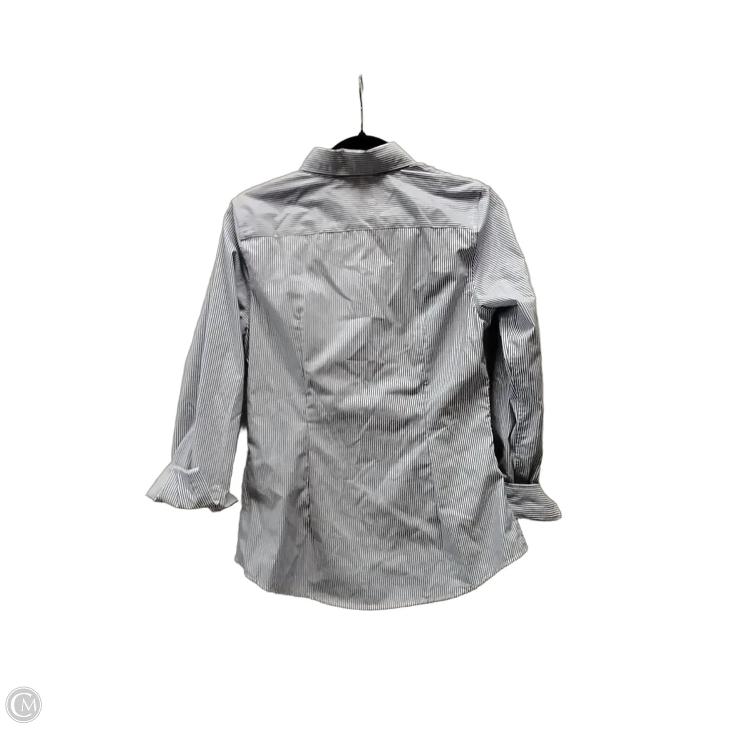 Top Long Sleeve By Banana Republic In Striped Pattern, Size: S