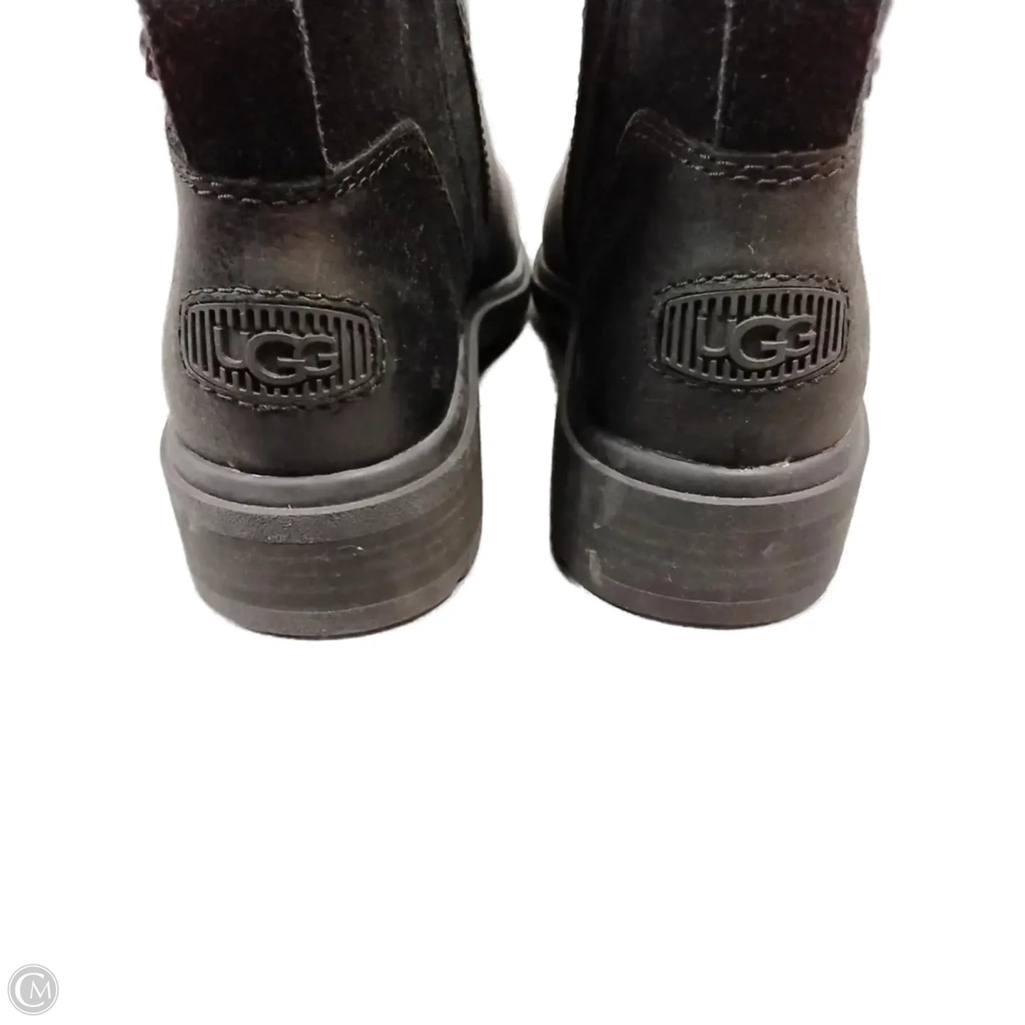 Boots Ankle Heels By Ugg In Black, Size: 7