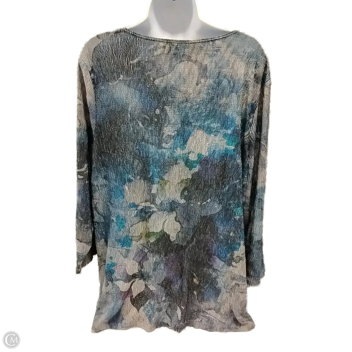 Top Long Sleeve By Coldwater Creek In Multi-colored, Size: Xl